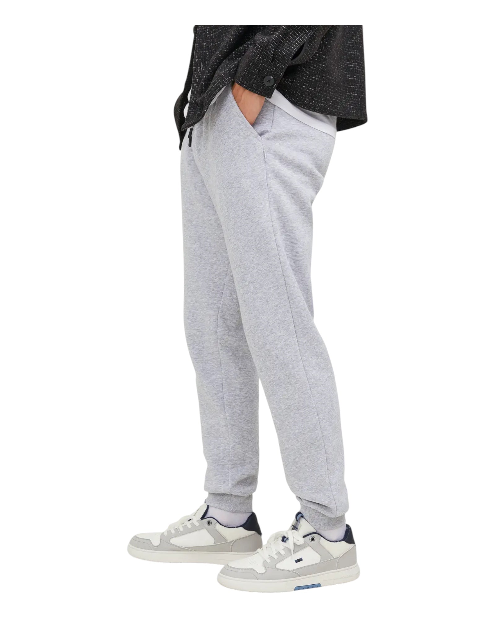 Pantalone Tuta Jpstgordon Sweat Pant Light Grey 12249274 Jack & Jones