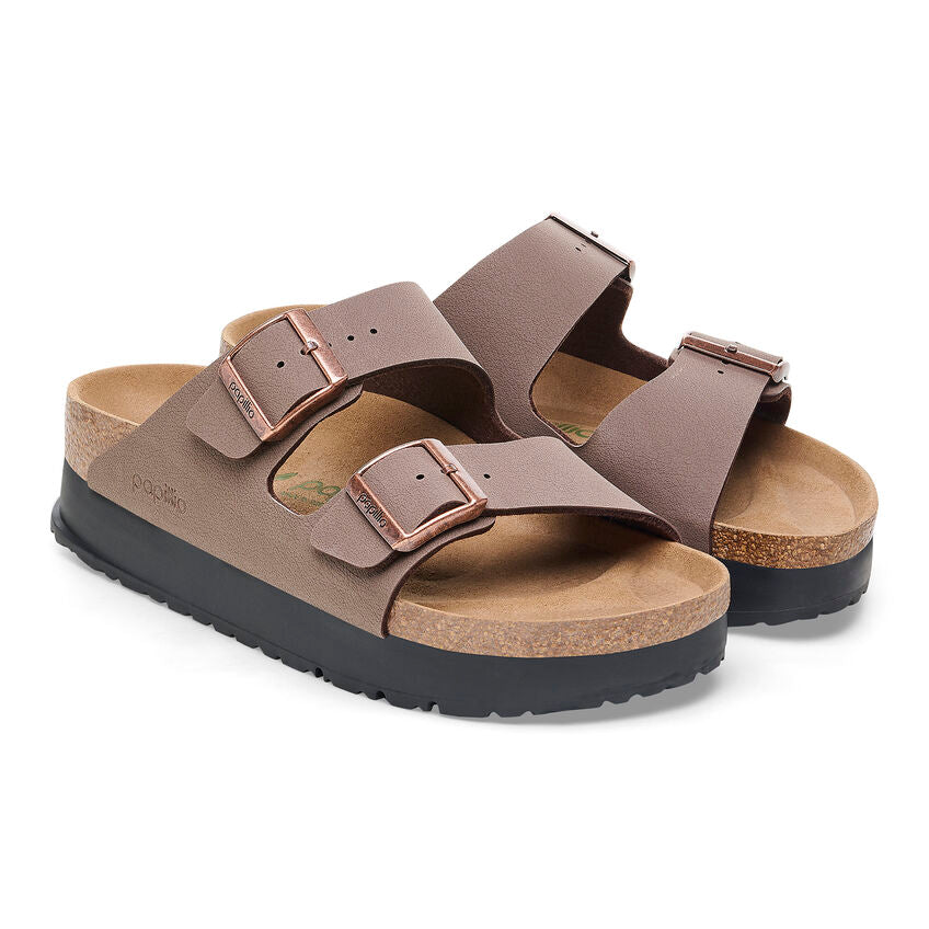 Arizona Women's Mocca Pap Flex Platform Birkoflor Papillio by Birkenstock 1027417