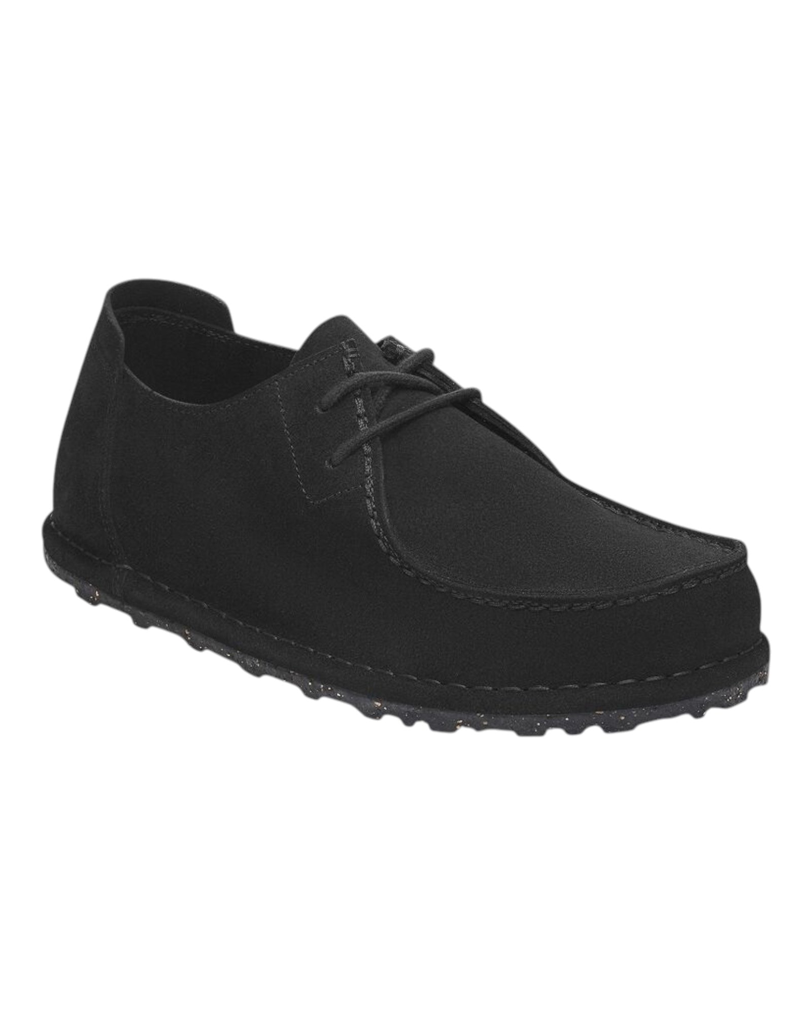 Scarpe In Pelle Scamosciata Nero Utti Lace 1028597 Birkenstock