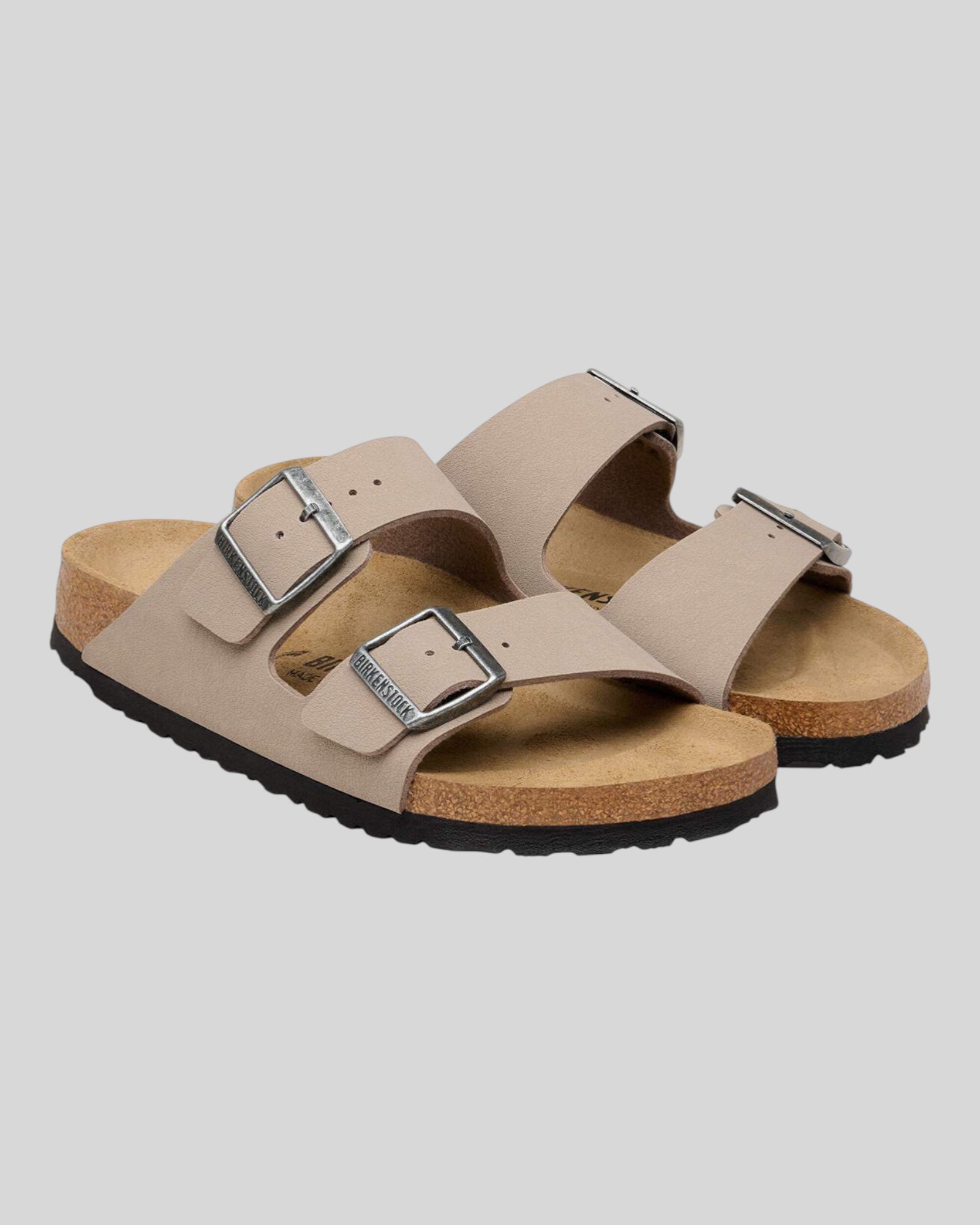 Arizona Birko-Flor Nubuck Grey Taupe 1032070 Birkenstock
