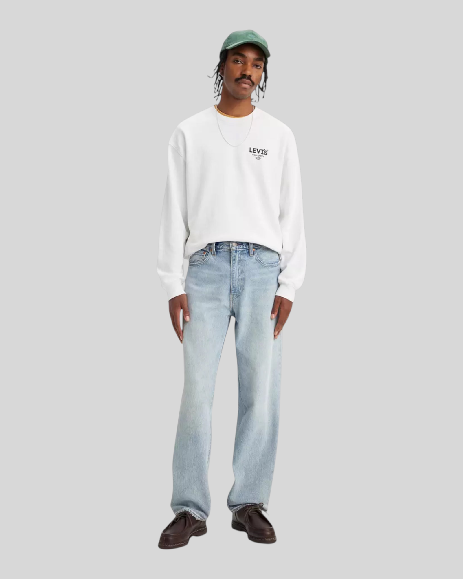 Jeans 568 Loose Straight Baby Blue Essentials 290370062 Levi's