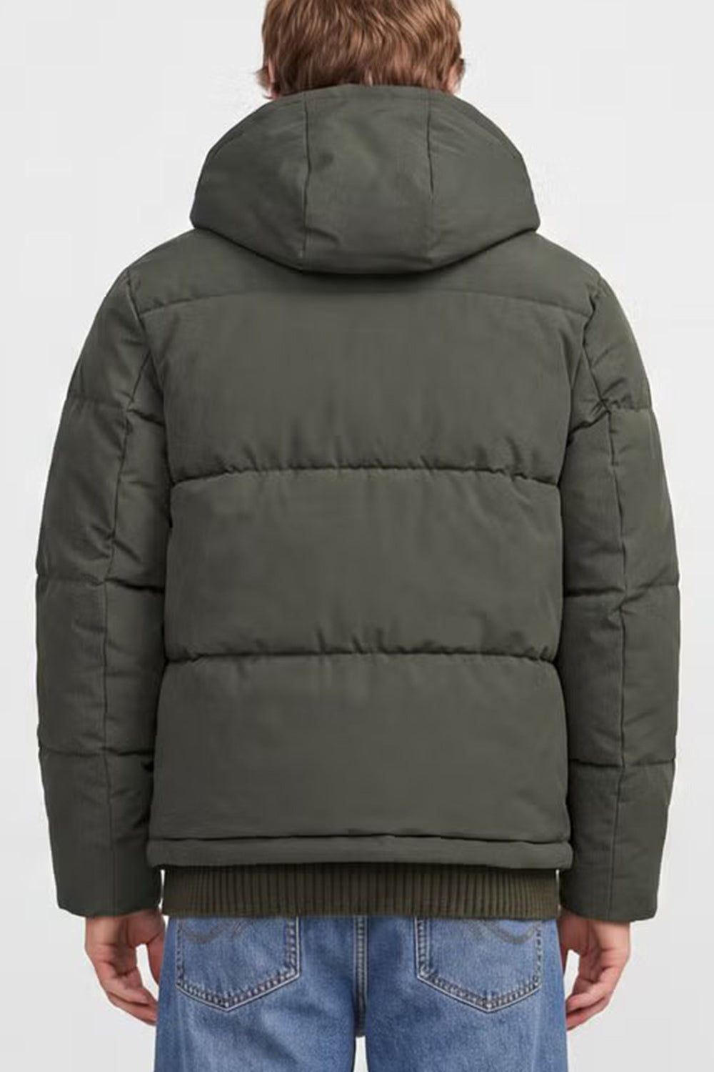 Giubbino Jack & Jones JJGalaxy Puffer Rosin Verde 12303930