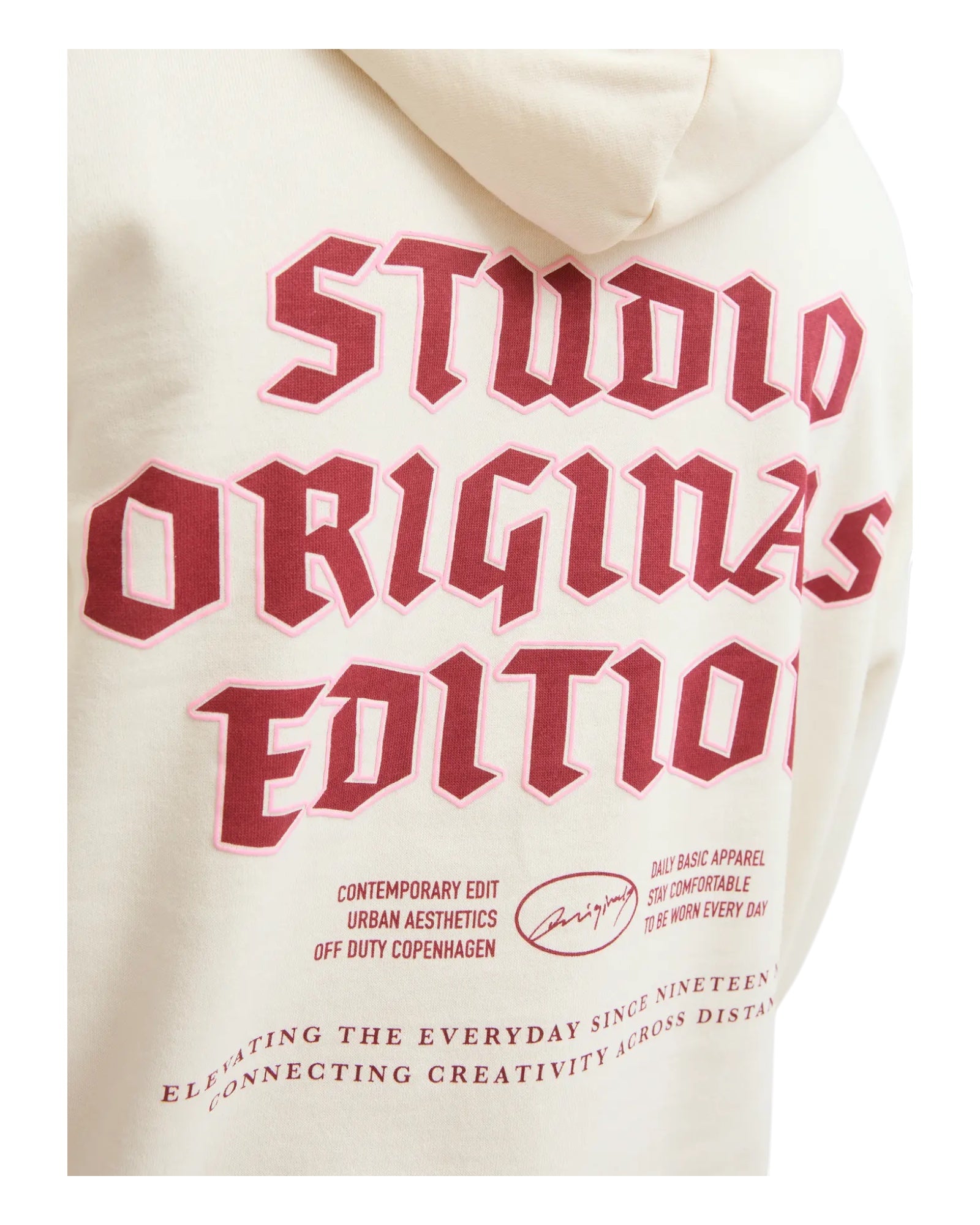 Felpa Con Cappuccio Jormeadows Sweat Hoodie Antique White 12283868 Jack & Jones