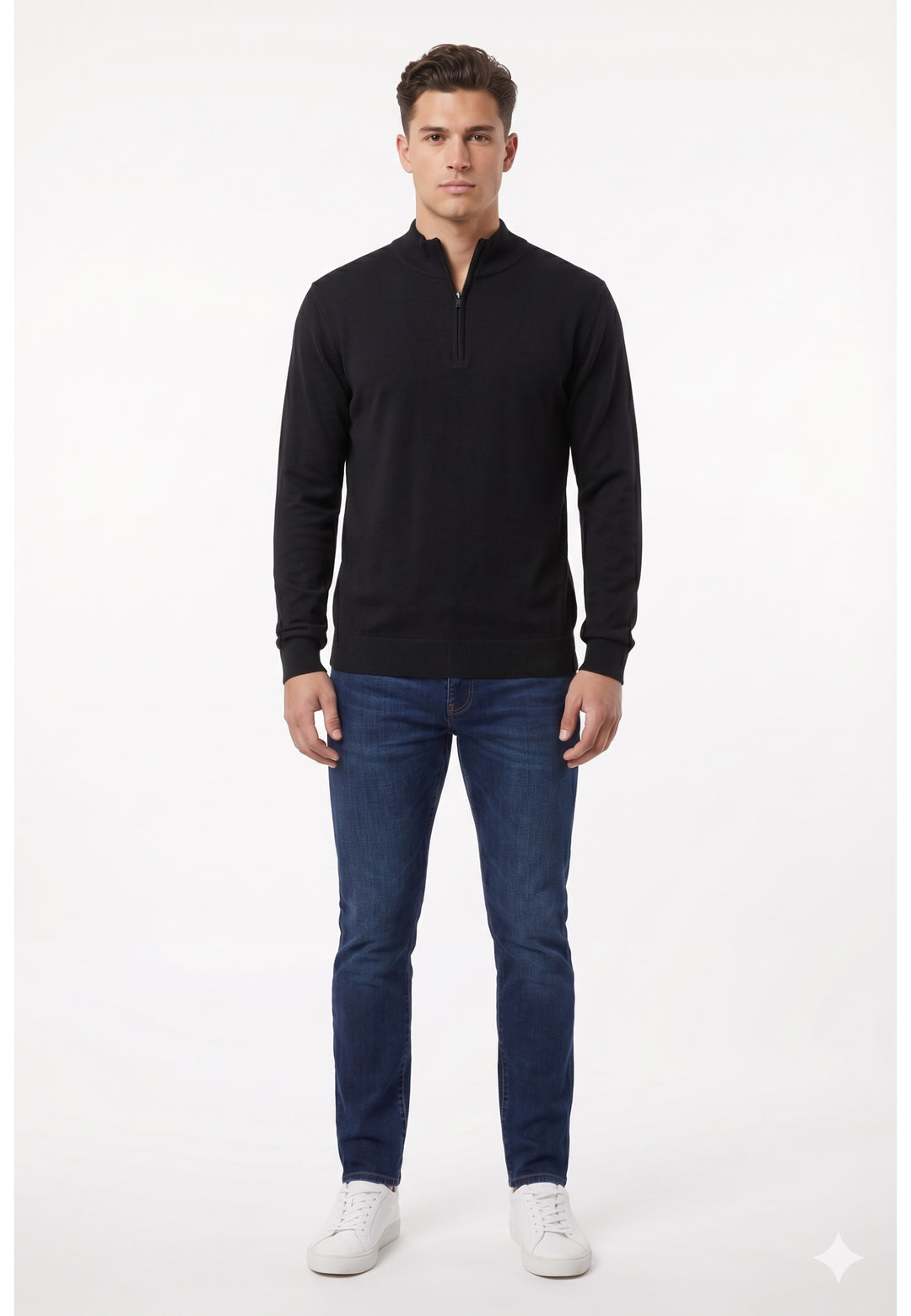 Maglione Uomo Seinse Nero MI3371SS NE