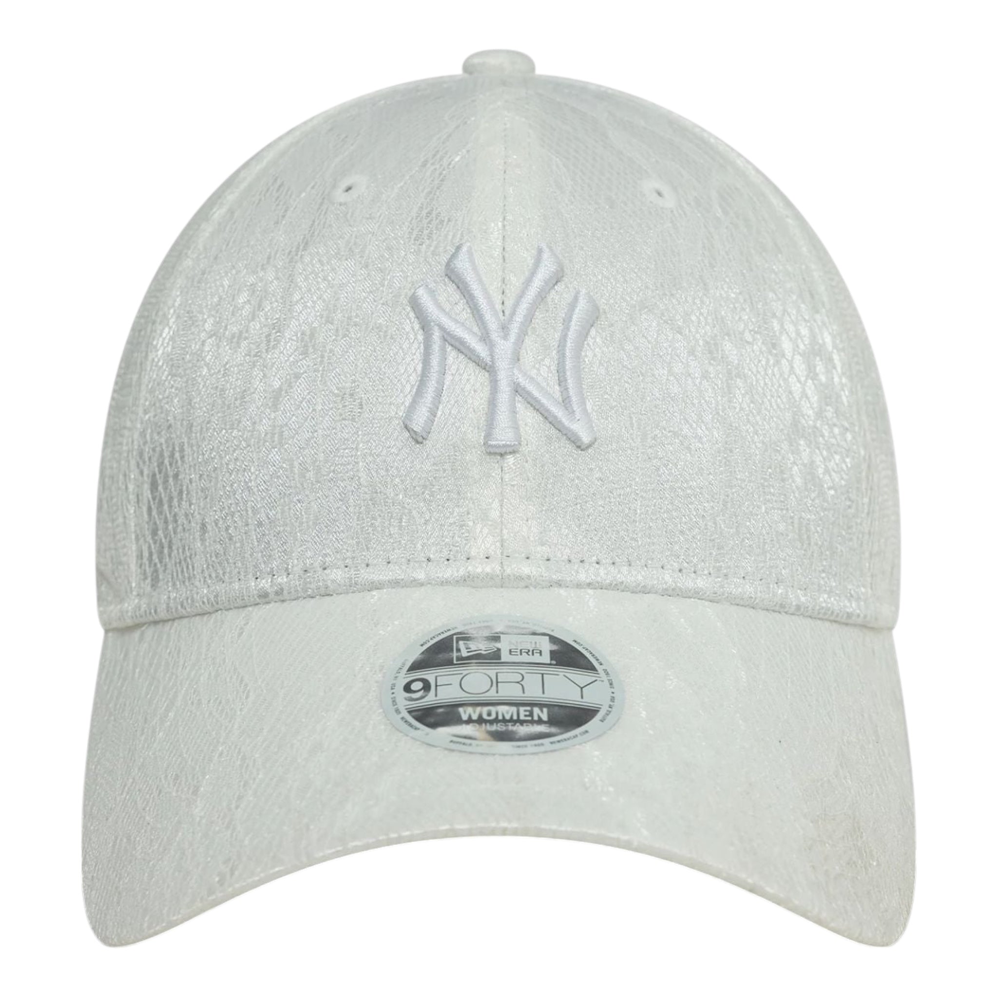 Cappello Con Visiera New York Yankees Lace Donna Bianco 60595436 New Era