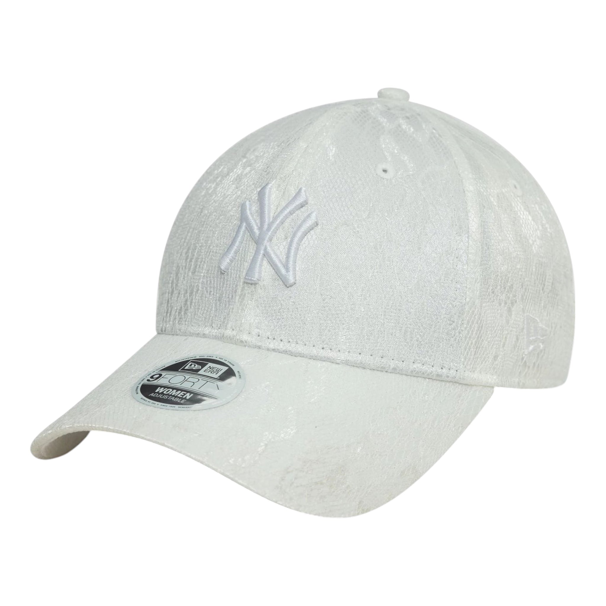 Cappello Con Visiera New York Yankees Lace Donna Bianco 60595436 New Era
