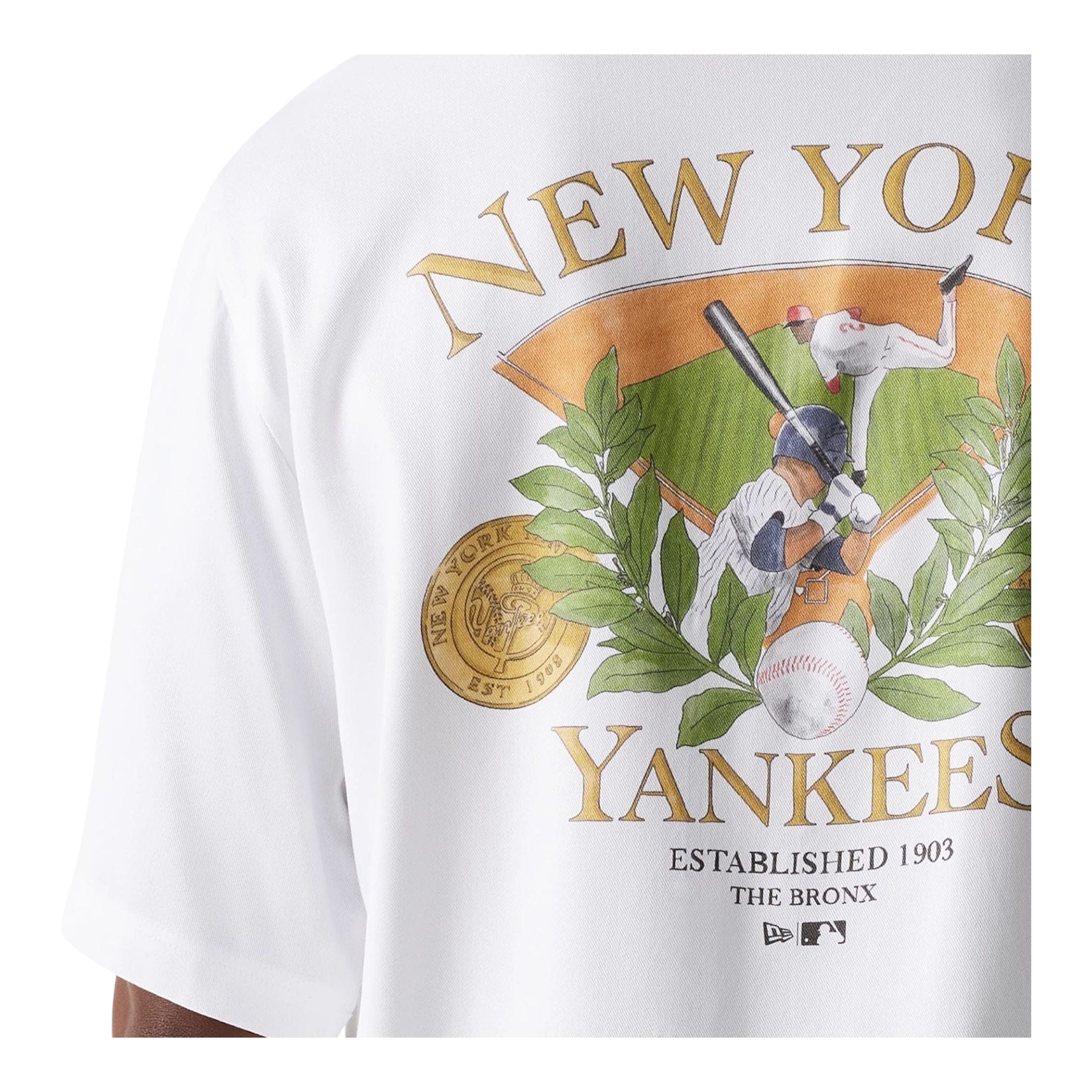 MLB Graphic New York Yankees Short Sleeve Shirt White 60667846 New Era