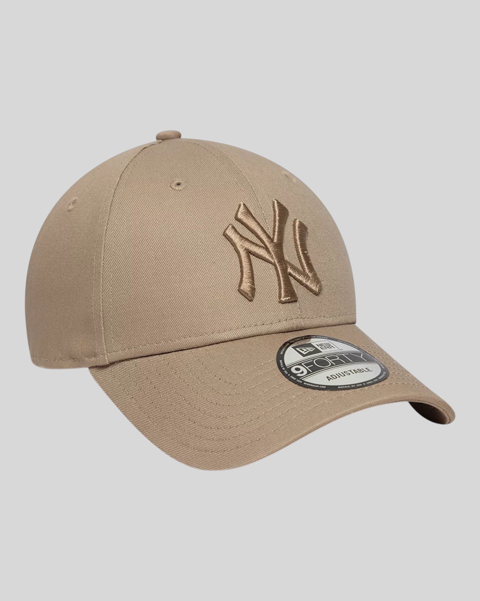 Cappello Con Visiera 9Forty New York Yankees MLB League Essential Beige 60675512 New Era