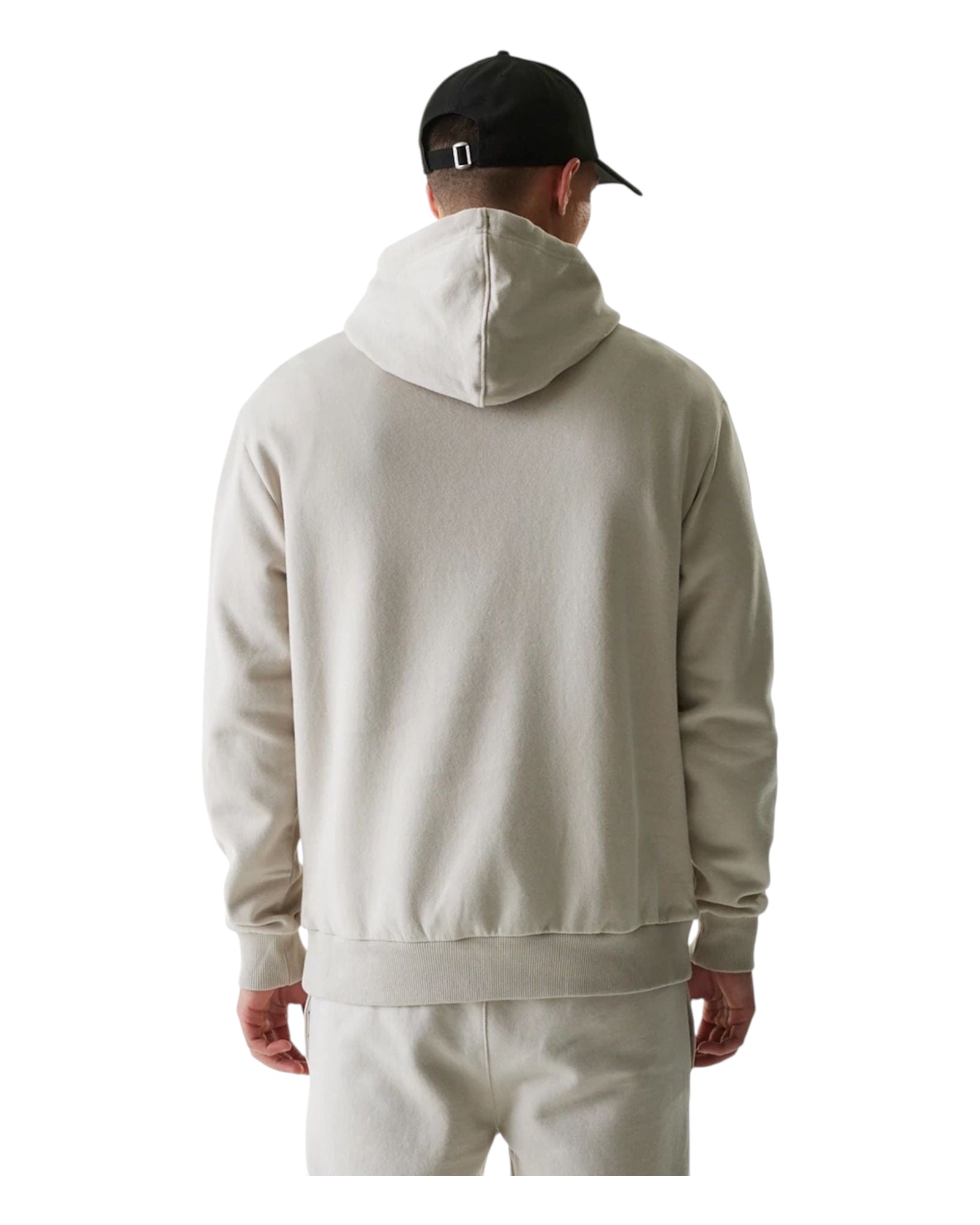 Felpa Con Cappuccio MLB Over New York Yankees Essentials Crema 60675772 New Era