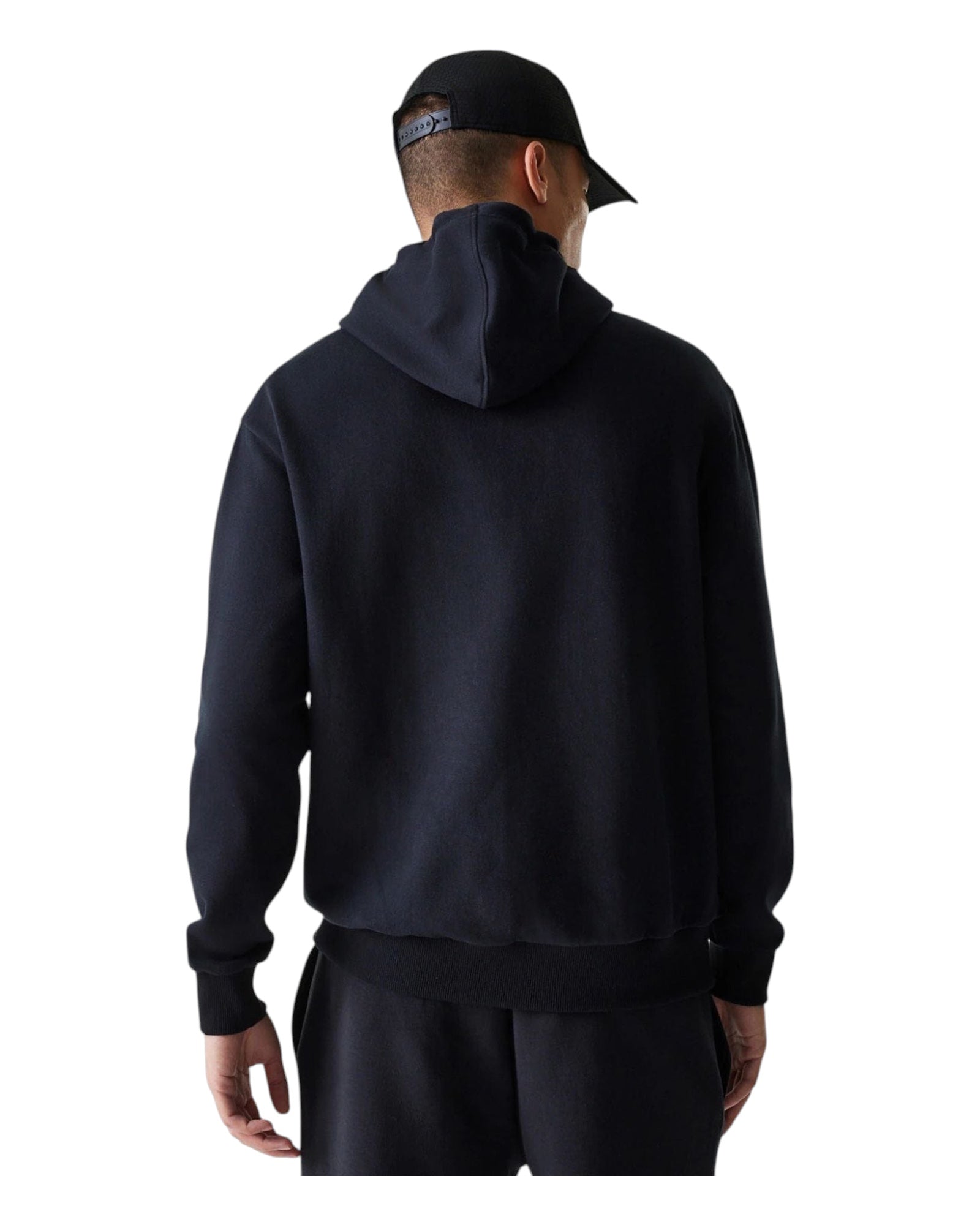 Felpa Con Cappuccio MLB Over New York Yankees Essentials Nera 60675777 New Era