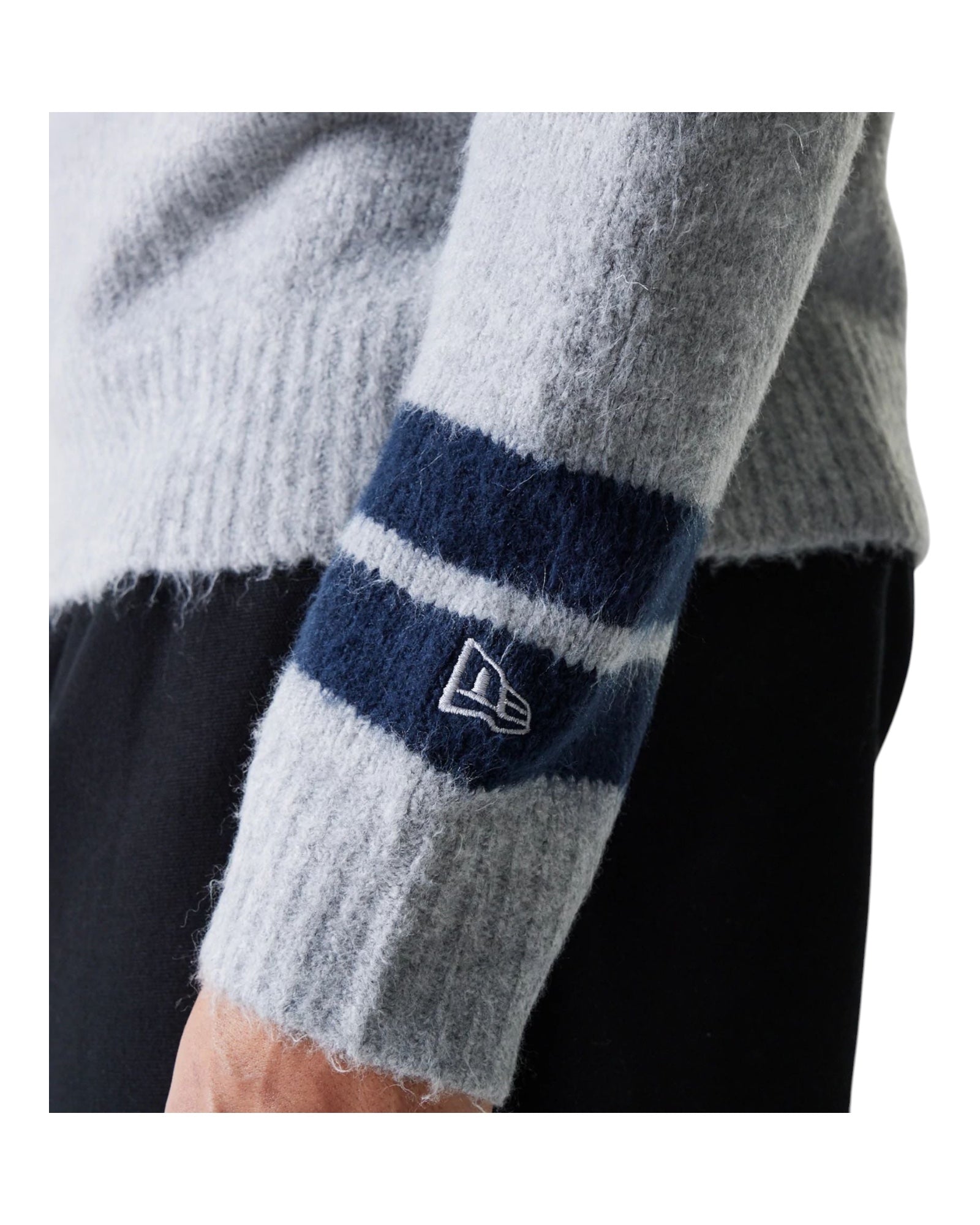 Maglione Oversize New York Yankees MLB Knit Grigio 60684321 New Era