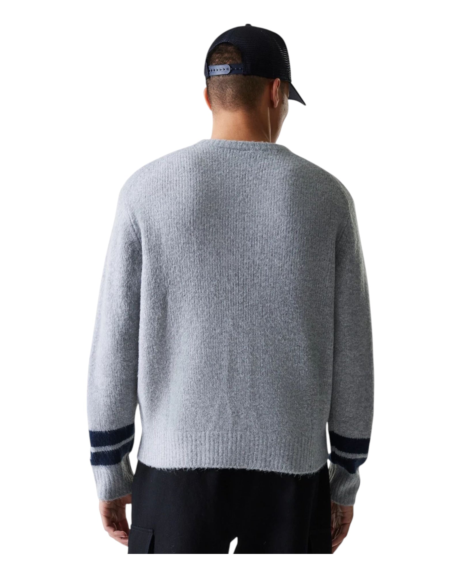 Maglione Oversize New York Yankees MLB Knit Grigio 60684321 New Era