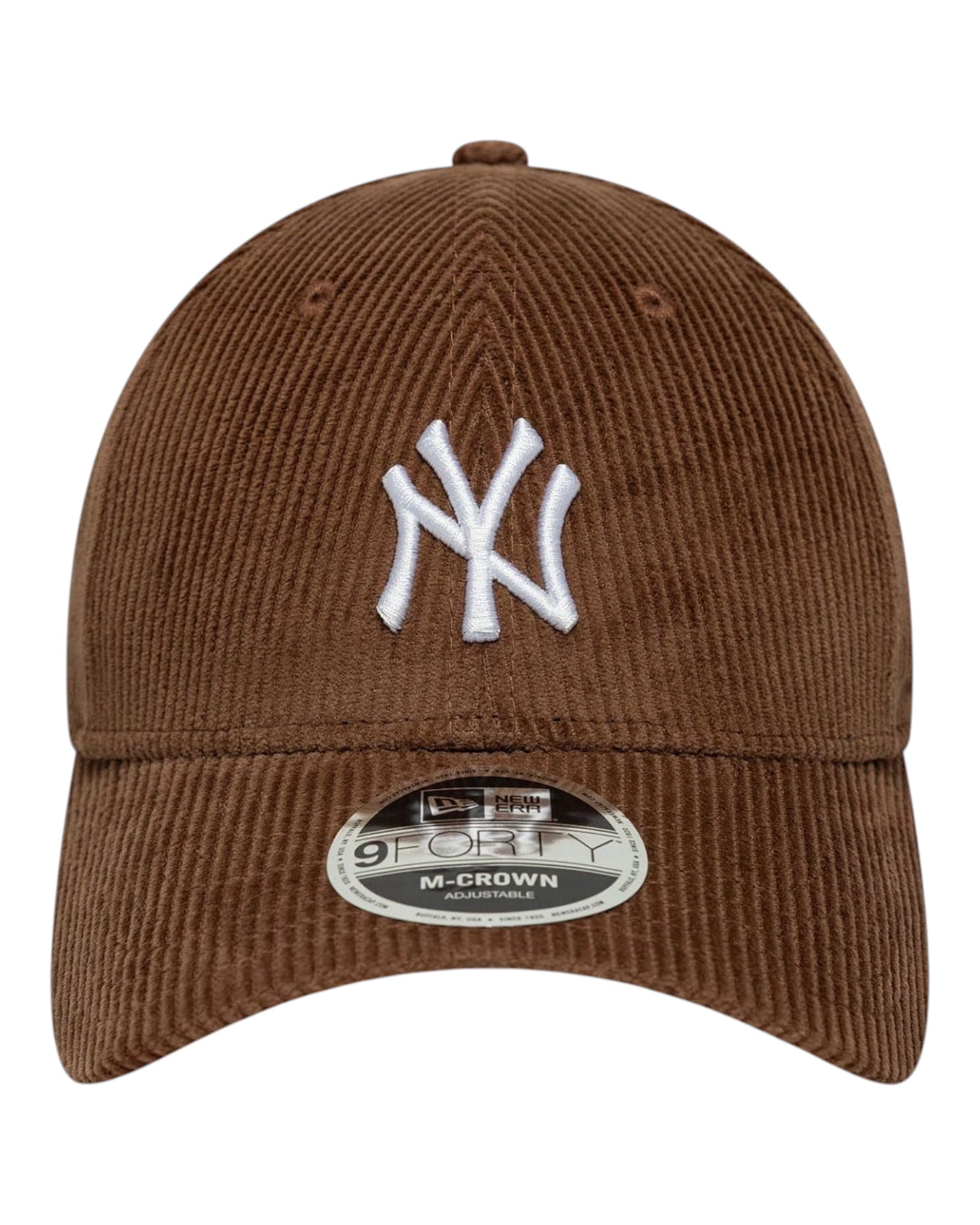 Cappello Con Visiera MLB Cord New York Yankees Marrone 9Forty 60691054 New Era