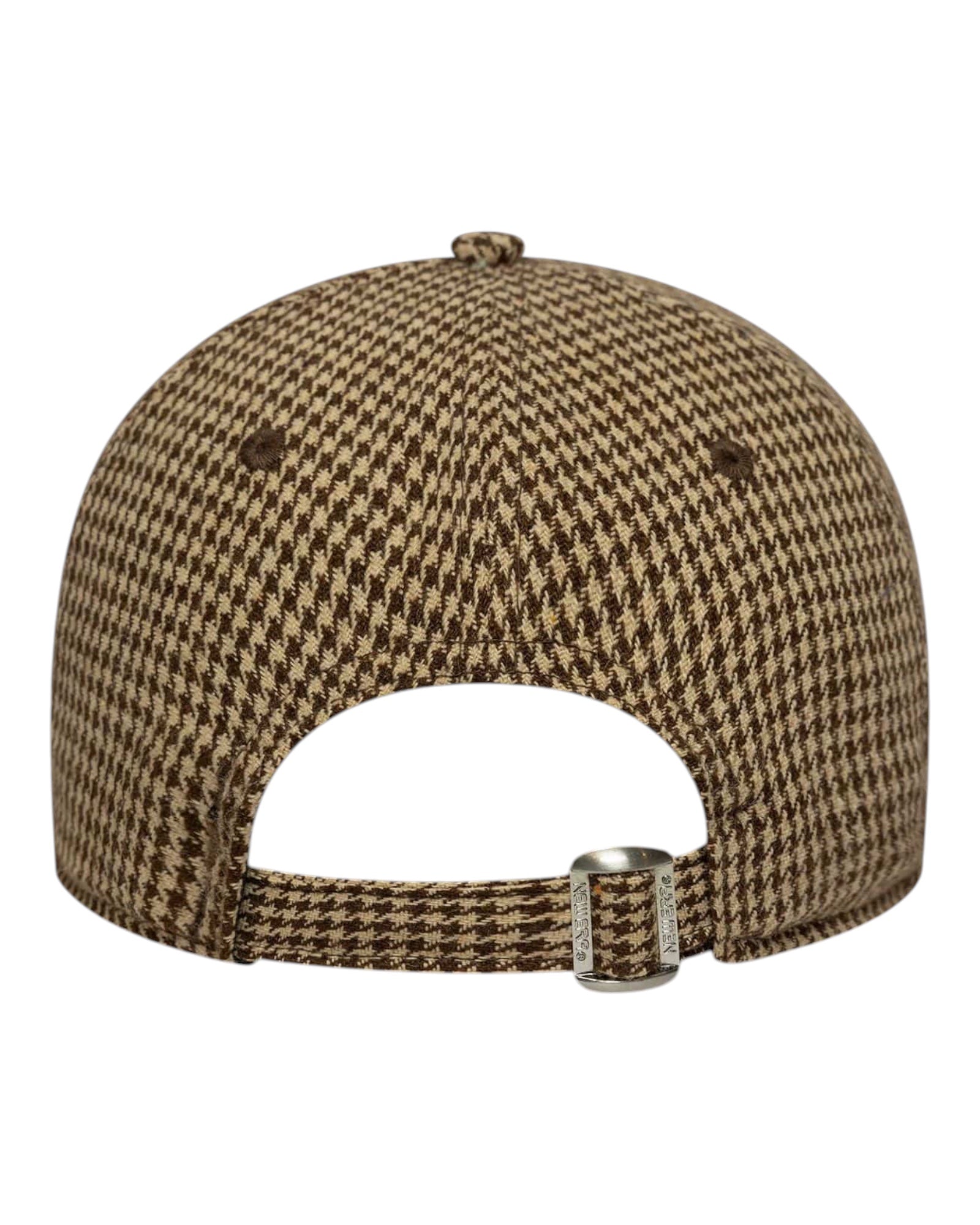 Cappello Con Visiera MLB Houndstooth Marrone 9Forty 60691223 New Era