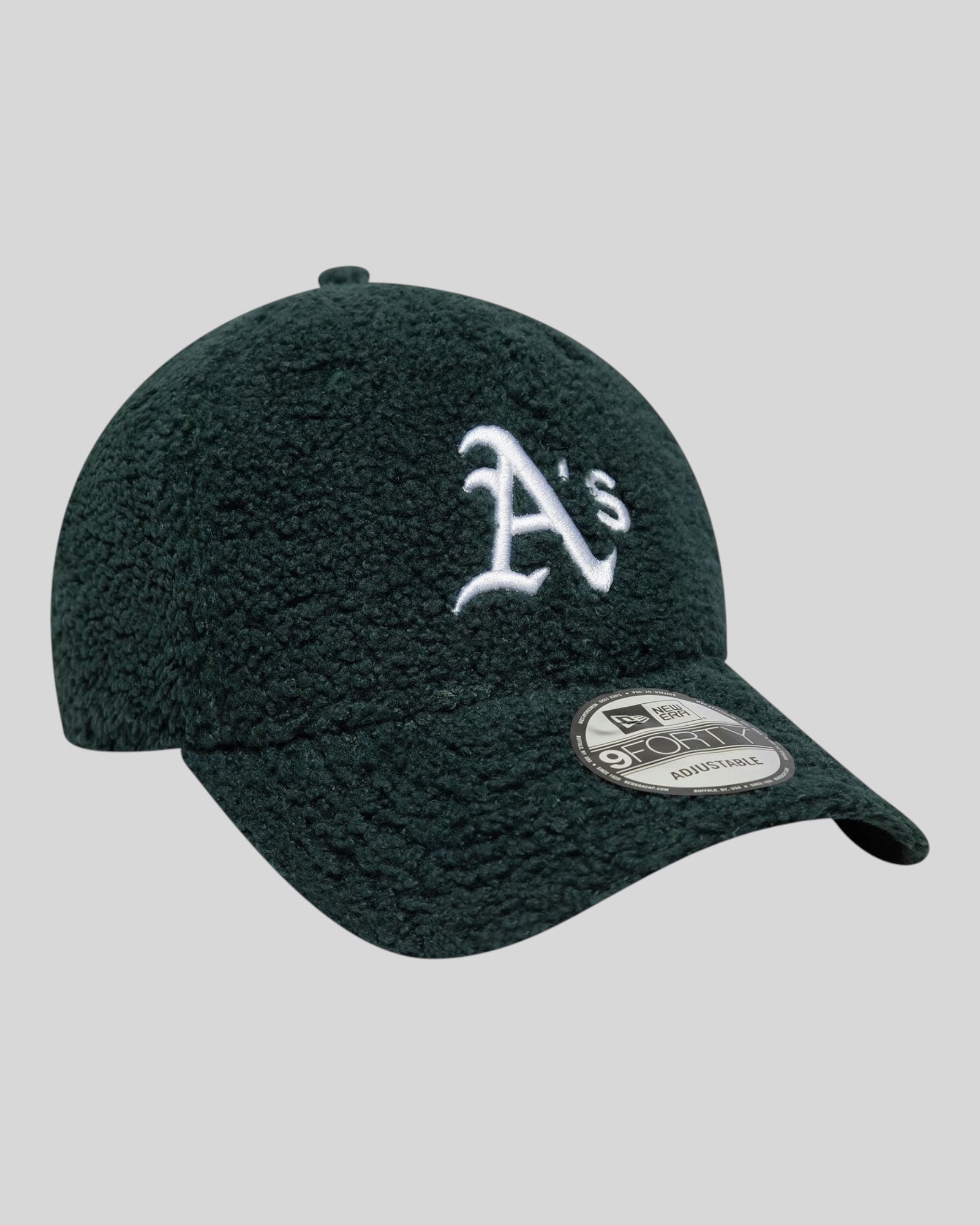 Cappello Con Visiera Oakland Athletics MLB Winter Borg Verde 60759018 New Era