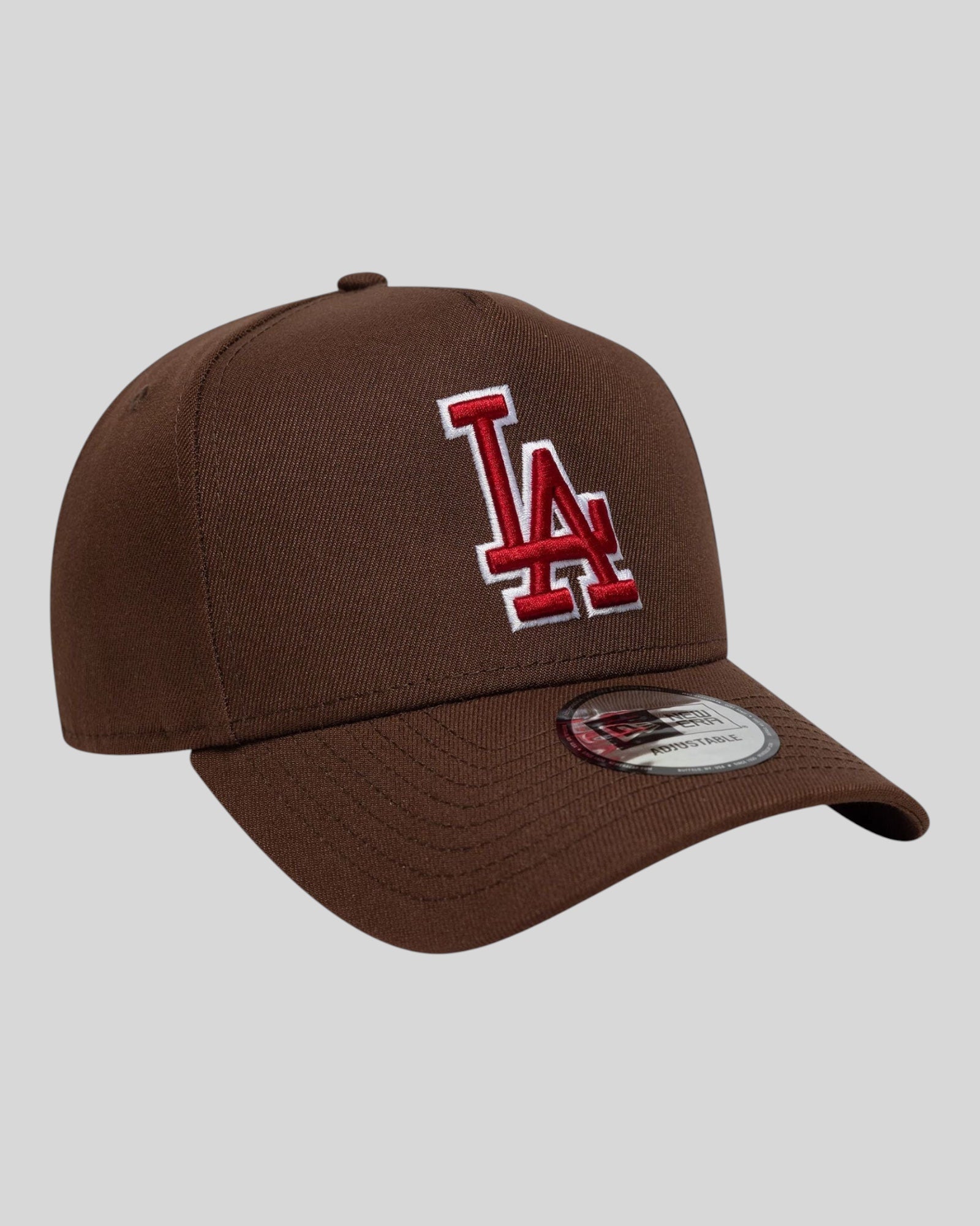 Cappello Con Visiera E-Frame LA Dodgers MLB Outline Script Marrone 60771811 New Era
