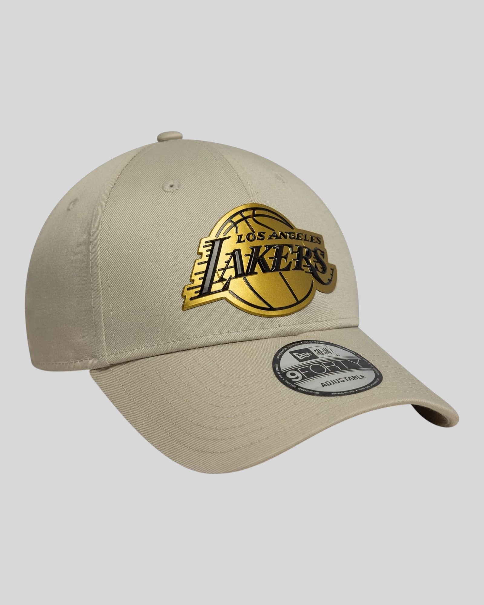 Cappello Con Visiera 9Forty LA Lakers NBA Metallic Beige 60771848 New Era