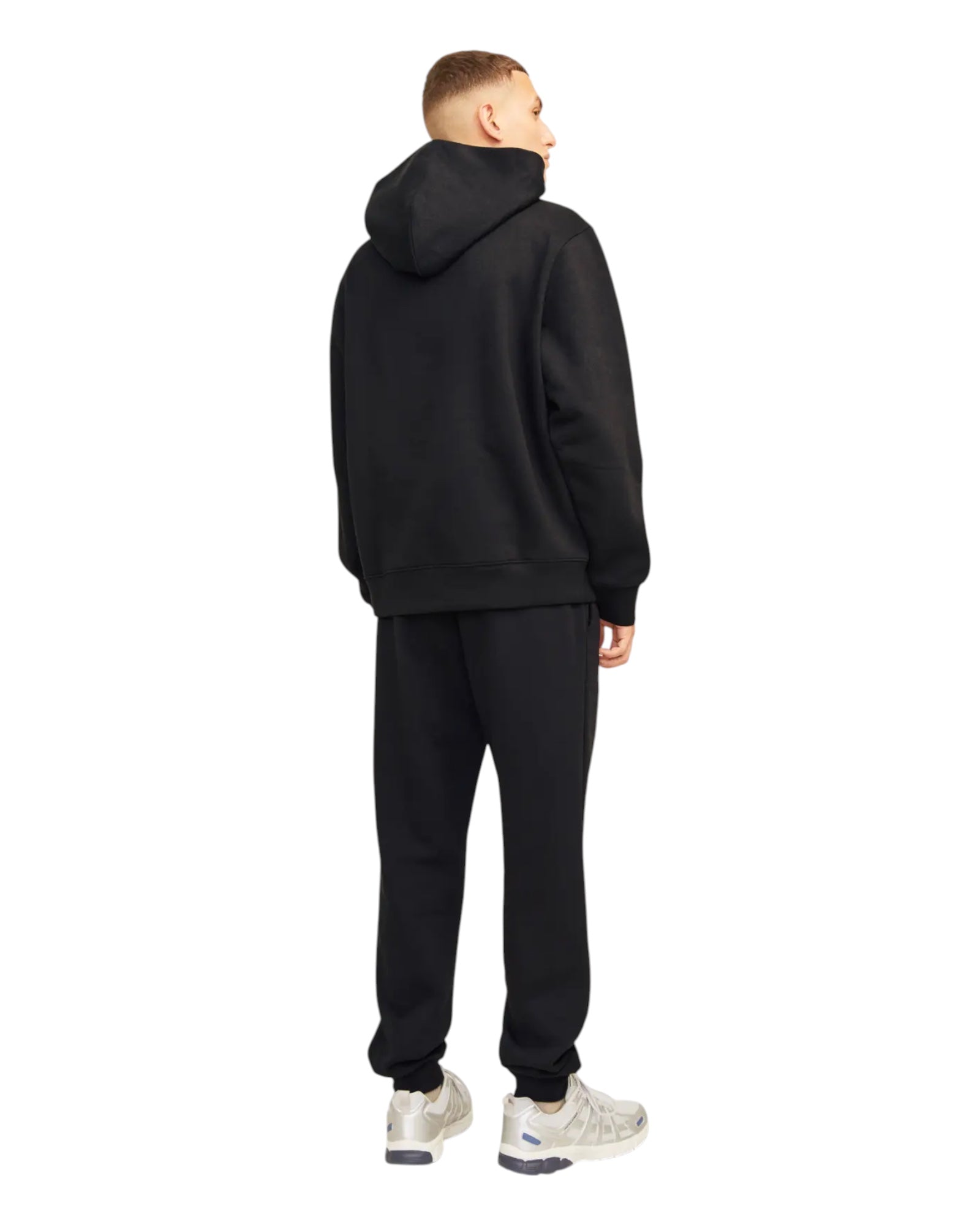 Pantalone Tuta Jjgordon Star Sweat Nero 12248838 Jack & Jones