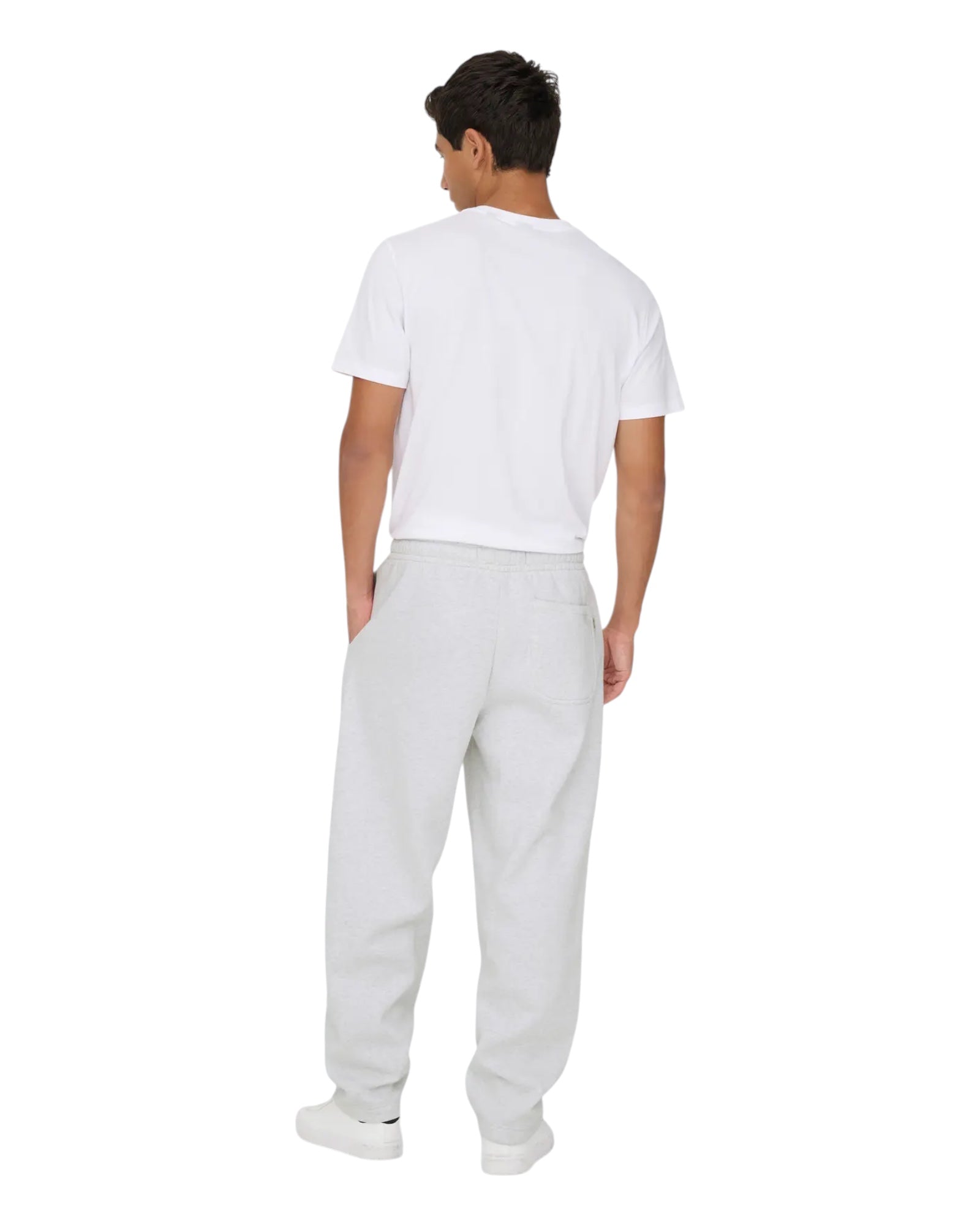 Pantaloni Tuta Onsceres Wide Pant Light Grey Melange 22034252 Only & Sons