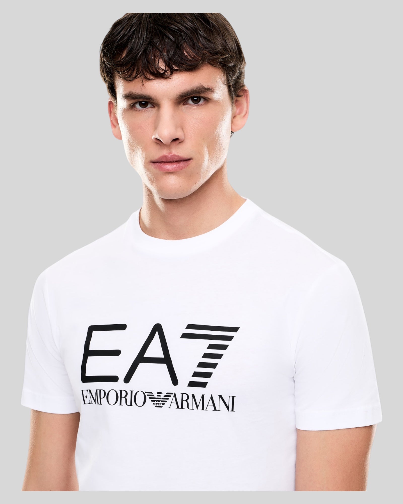 T-Shirt Big Logo Core Identity Tee Bianco 7M001412AF22264U0002 EA7