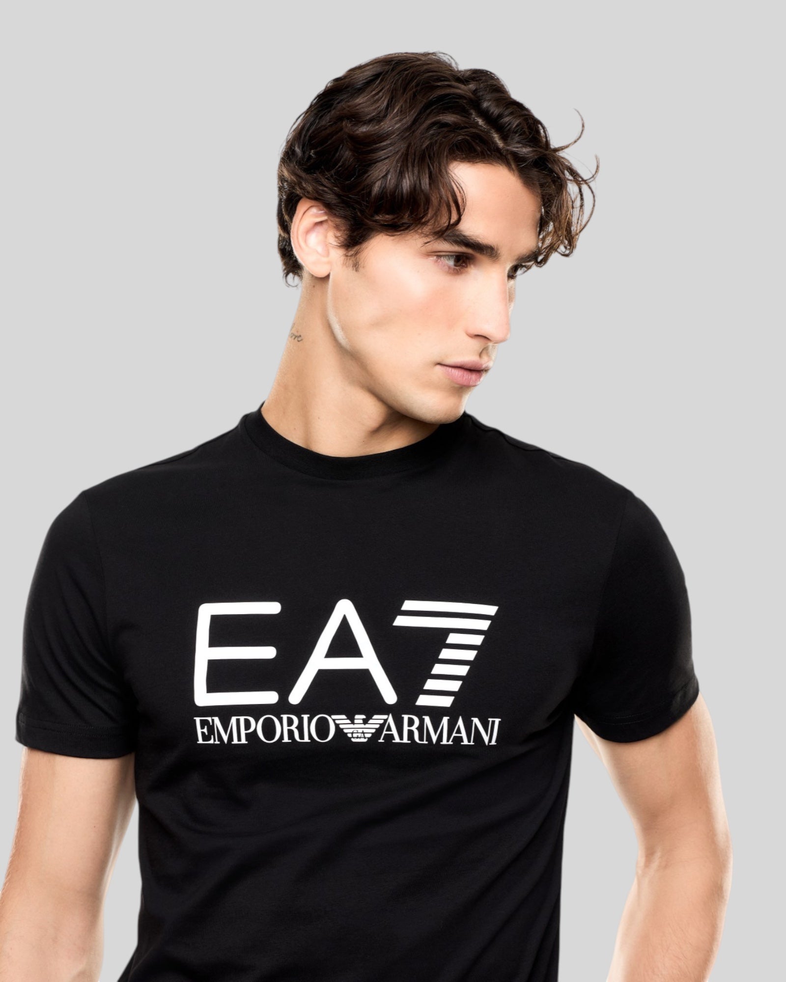 T-Shirt Big Logo Core Identity Tee Nero 7M001412AF22264UC001 EA7