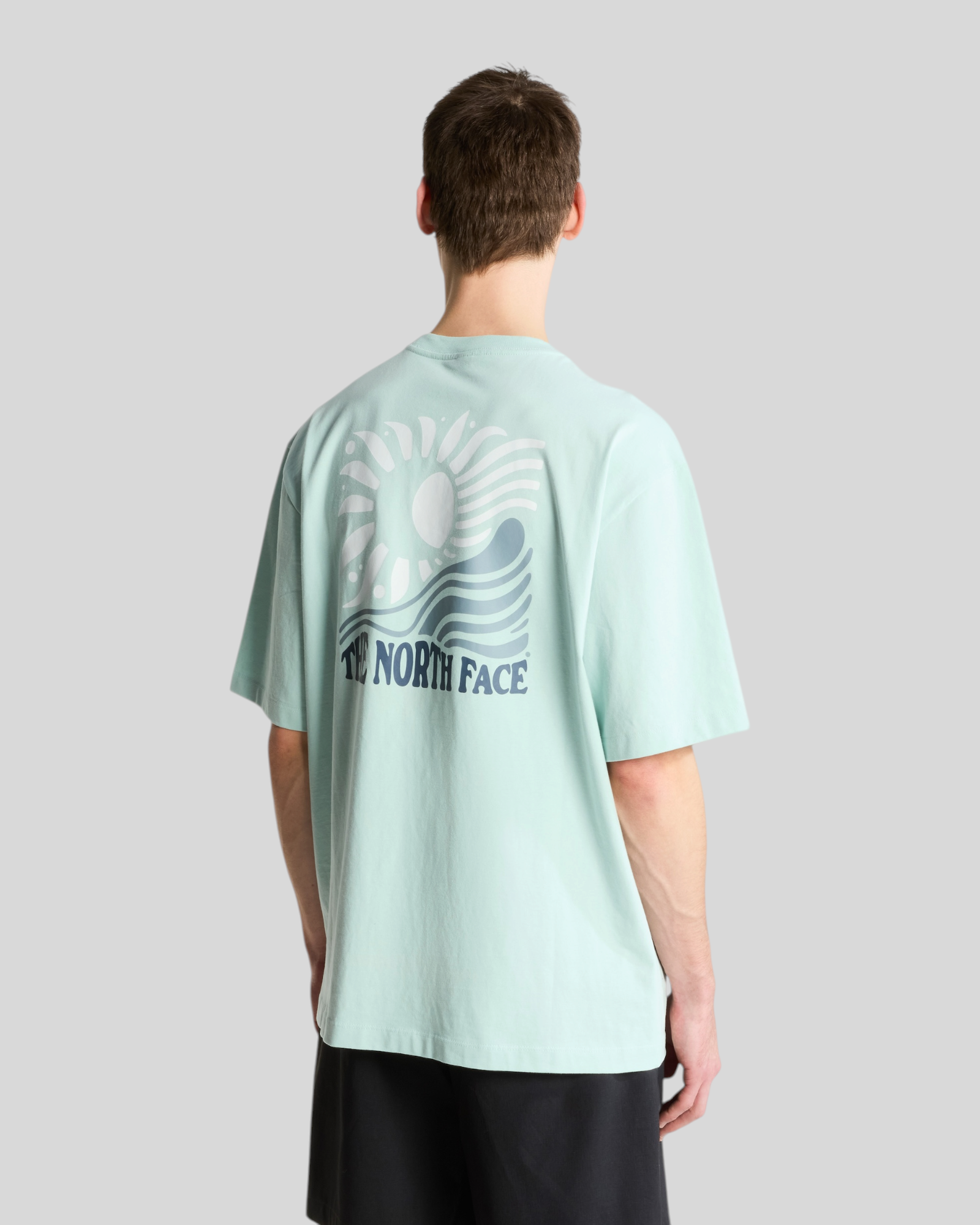 T-Shirt Sun Oversized Graphic Tee Opal Frost NF0A8GA0G70 The North Face