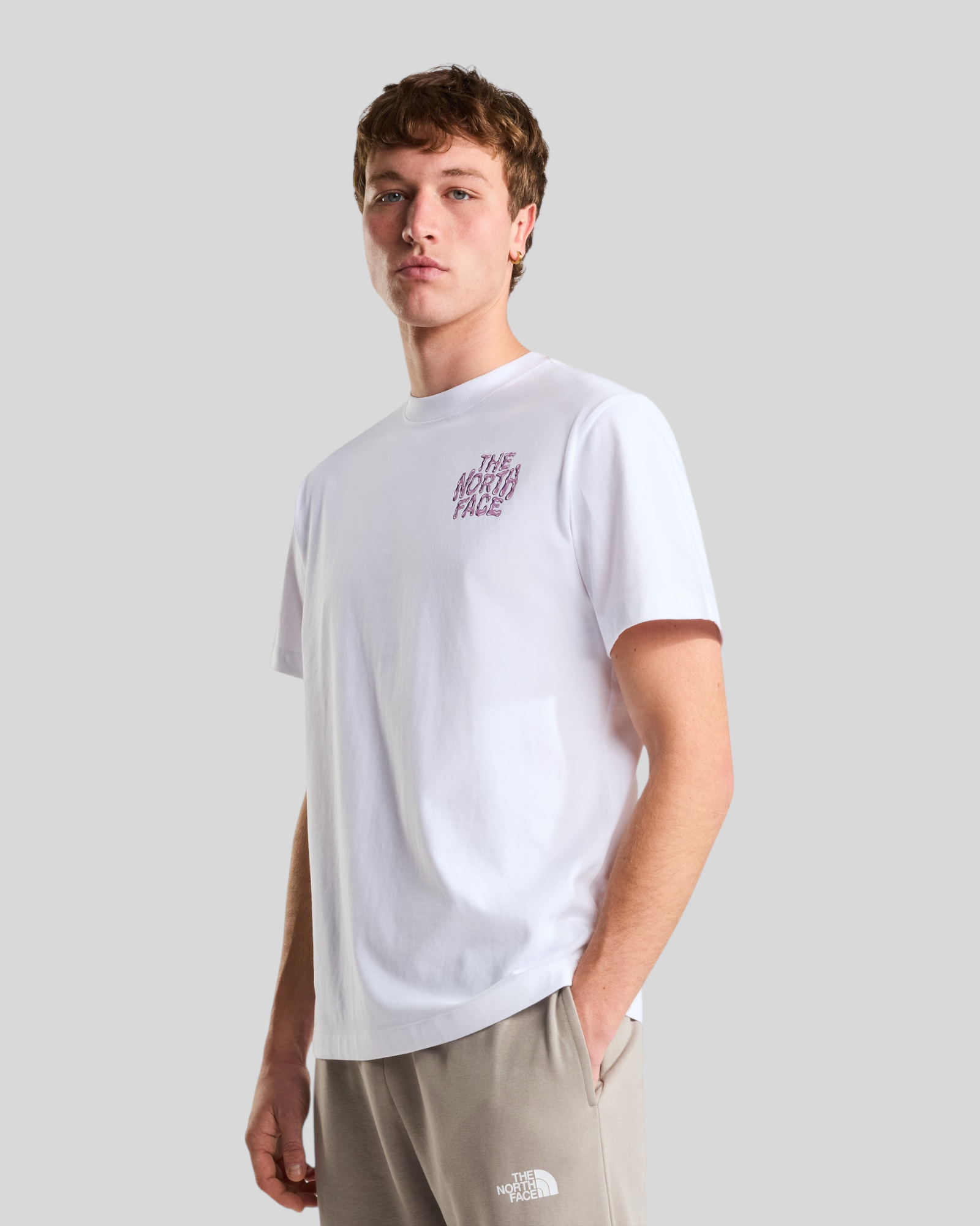 T-Shirt M Drip Logo Relaxed Te Bianca NF0A8GABFN4 The North Face