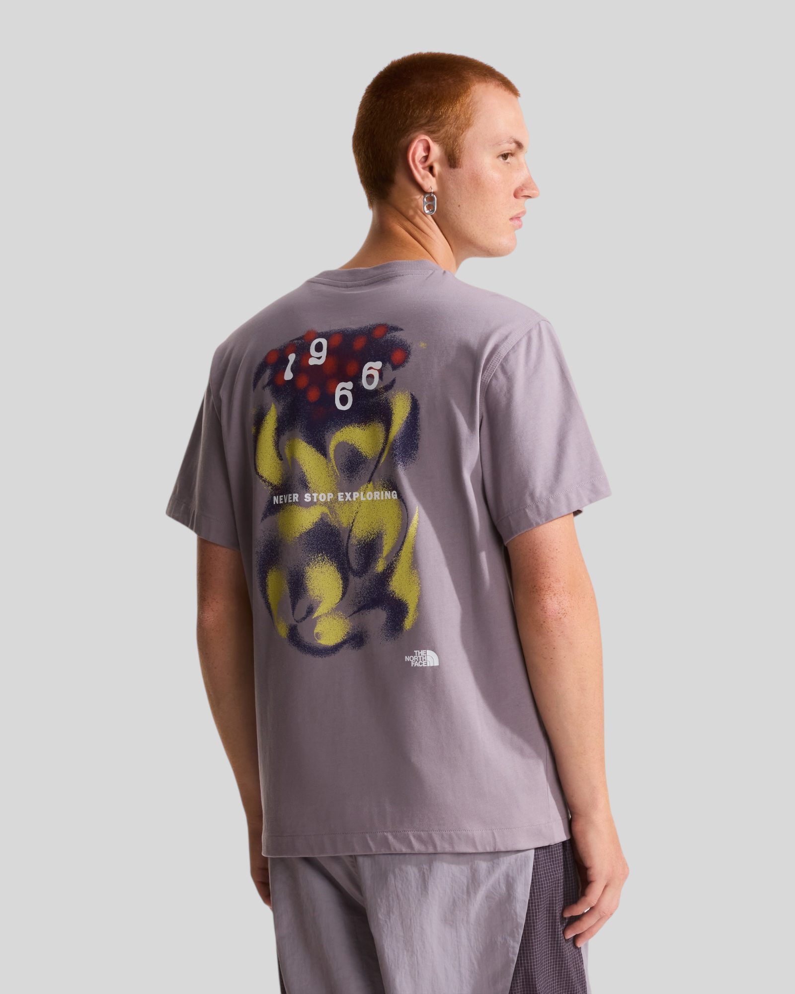 T-Shirt M 1996 Motion Relaxed Tee Transcendent Grey NF0A8GAHG7O The North Face