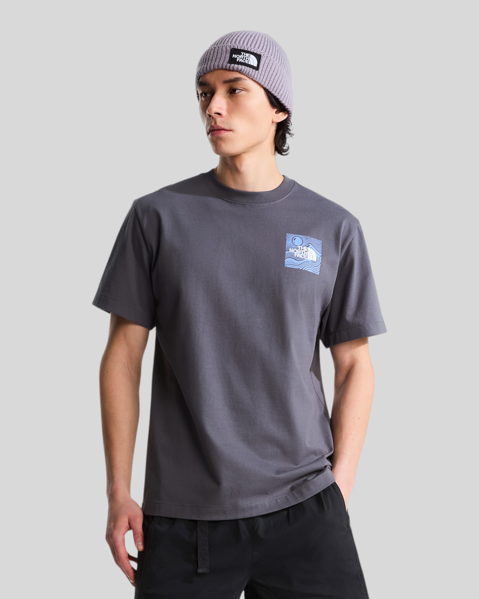 T-Shirt Mountain Escape Relaxed Graphic Tee Anthracite Grey NF0A8GB1RHI The North Face