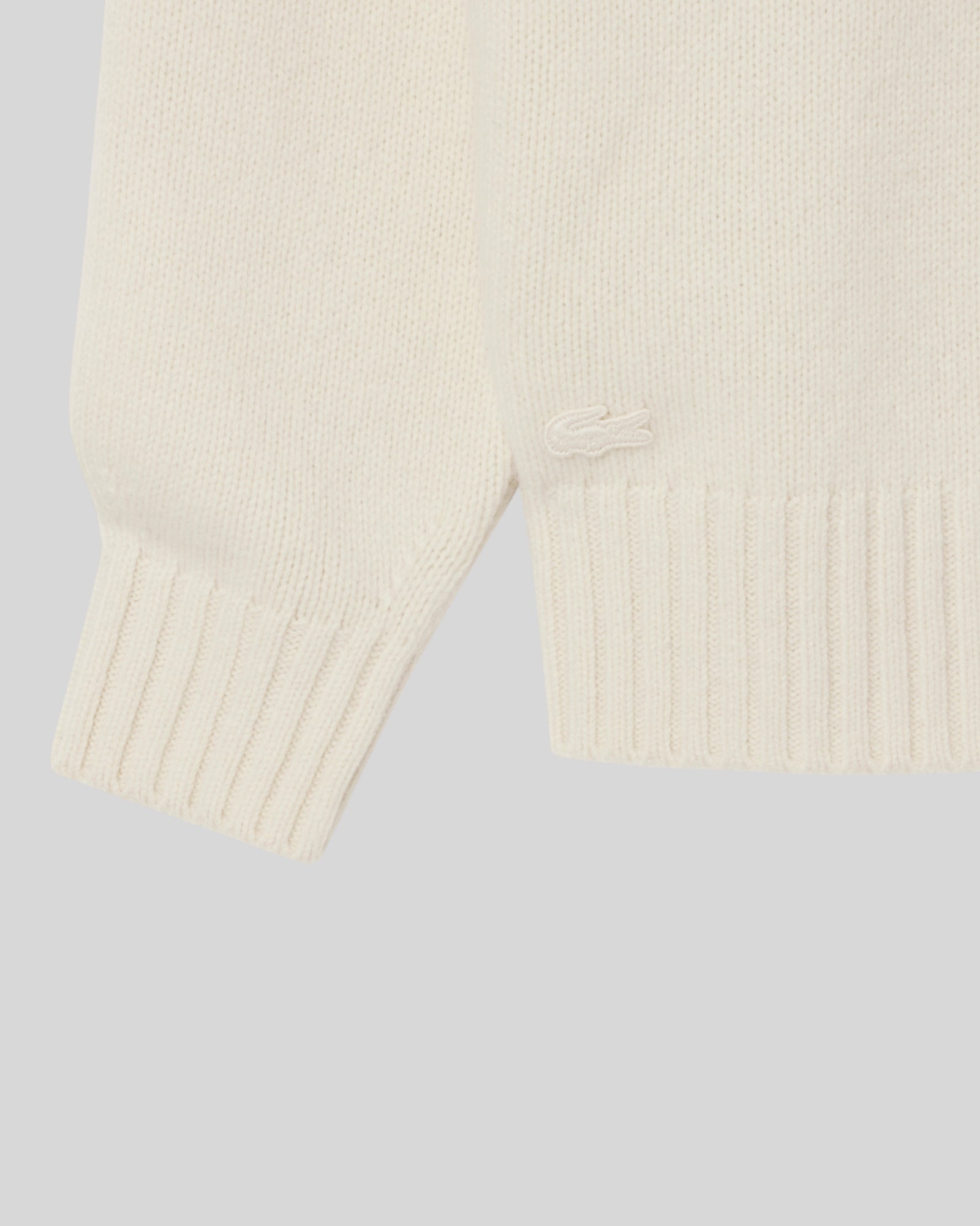 Maglione Girocollo In Lana Bianco AH5202-00-A9I Lacoste