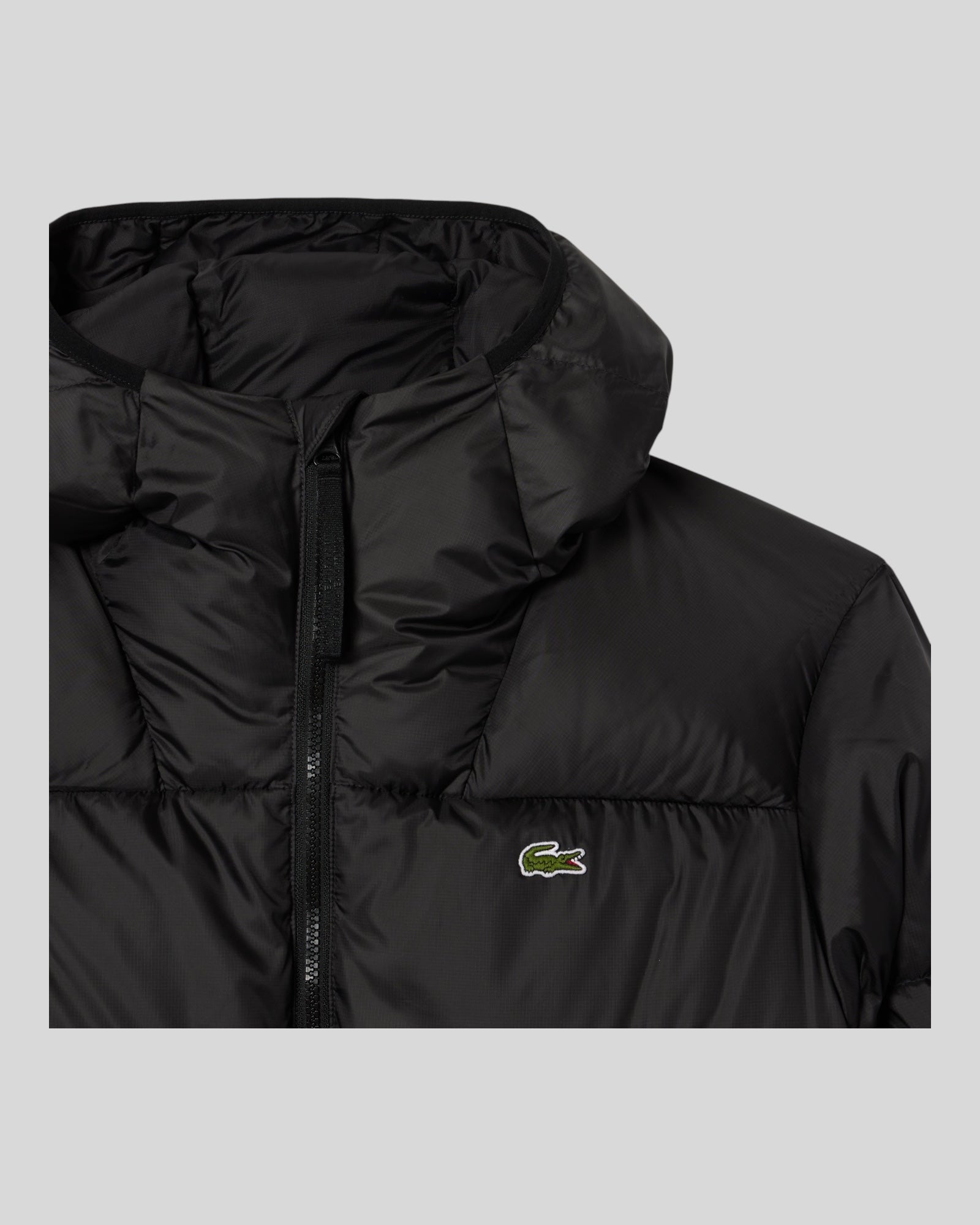 Giubbotto Con Cappuccio Nero BH2905-00-031 Lacoste