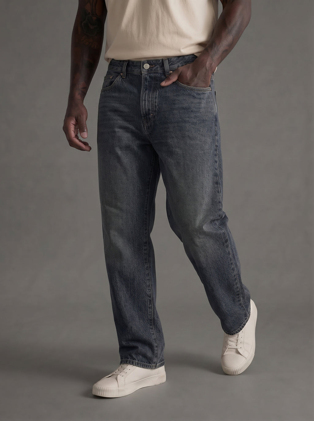 Jeans Uomo Dark Denim/Brown Tint EDGE ONLY & SONS 22036645