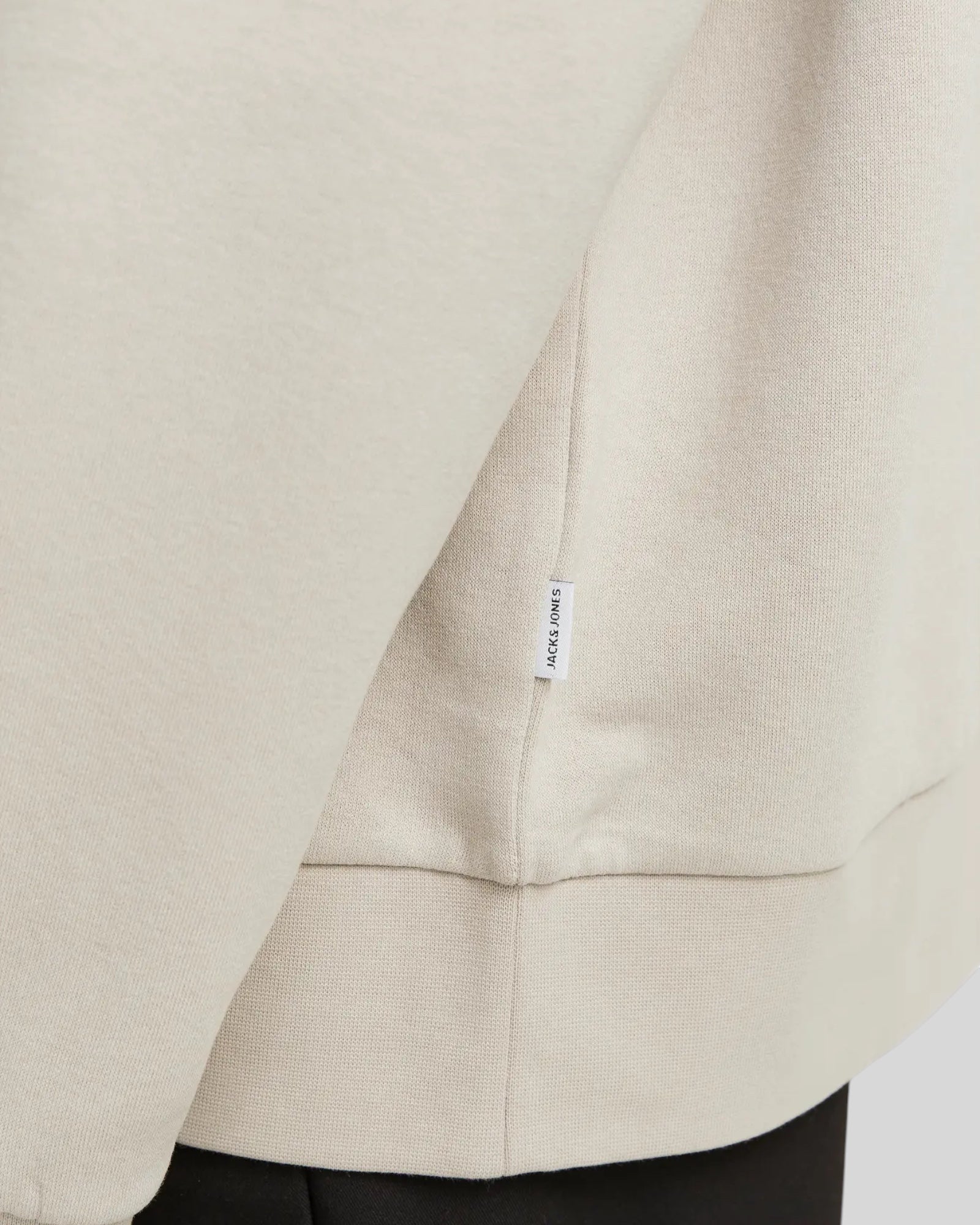 Felpa Con Colletto Jjebradley Sweat Polo Moonbeam 12278586 Jack & Jones