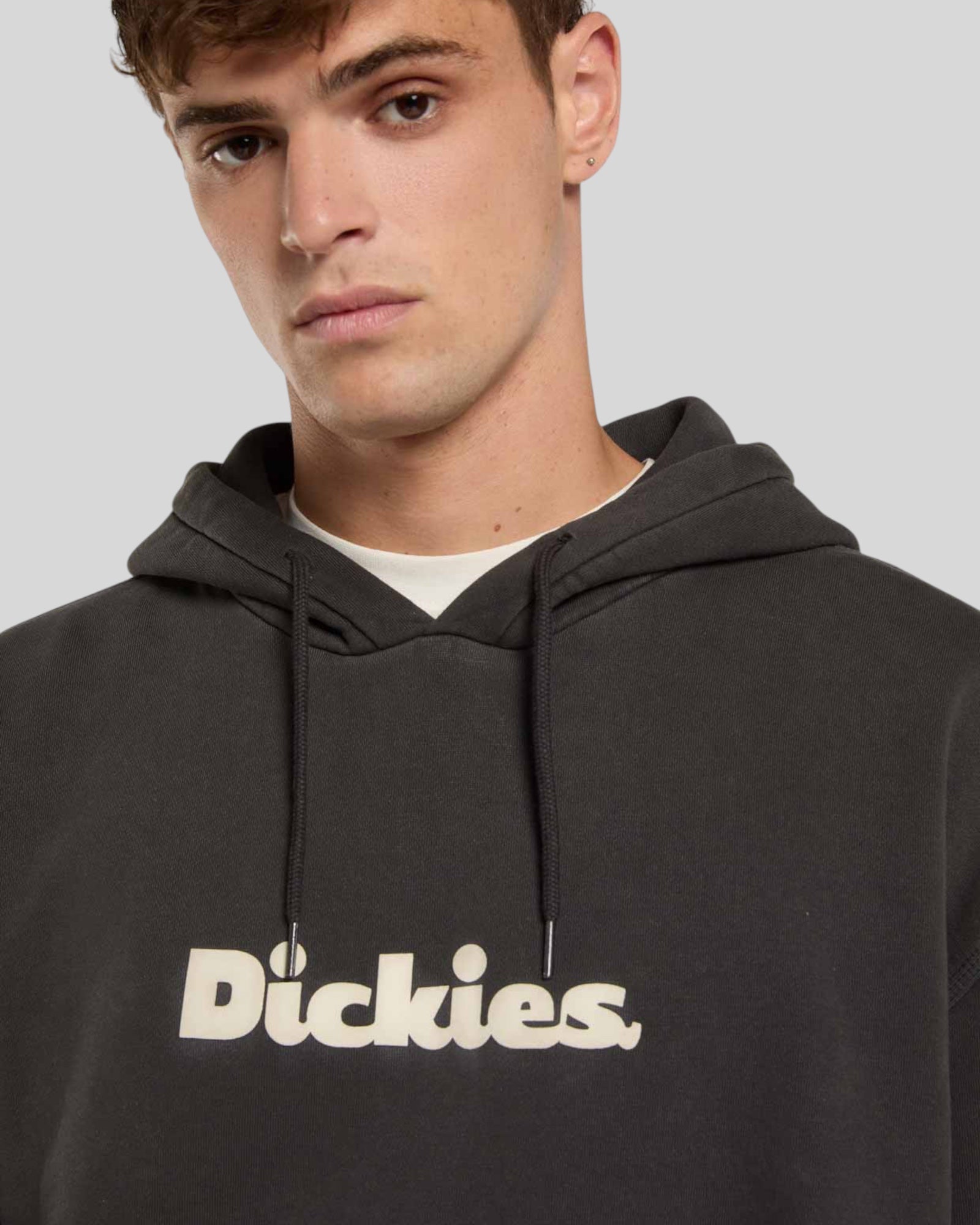 Felpa Con Cappuccio Slayden Tinta In Capo Nero DK0A87NPBLK1 Dickies