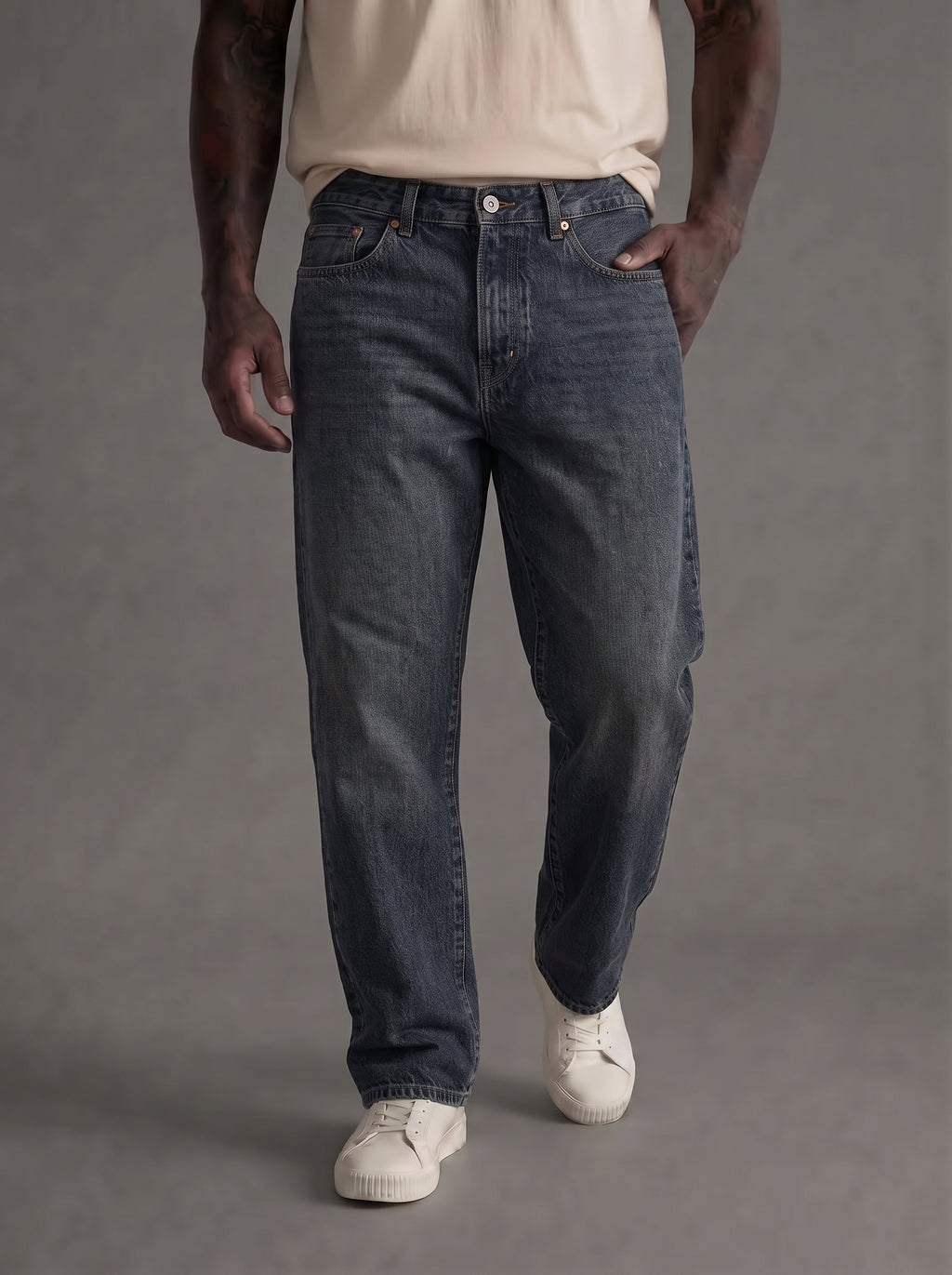 Jeans Uomo Dark Denim/Brown Tint EDGE ONLY & SONS 22036645