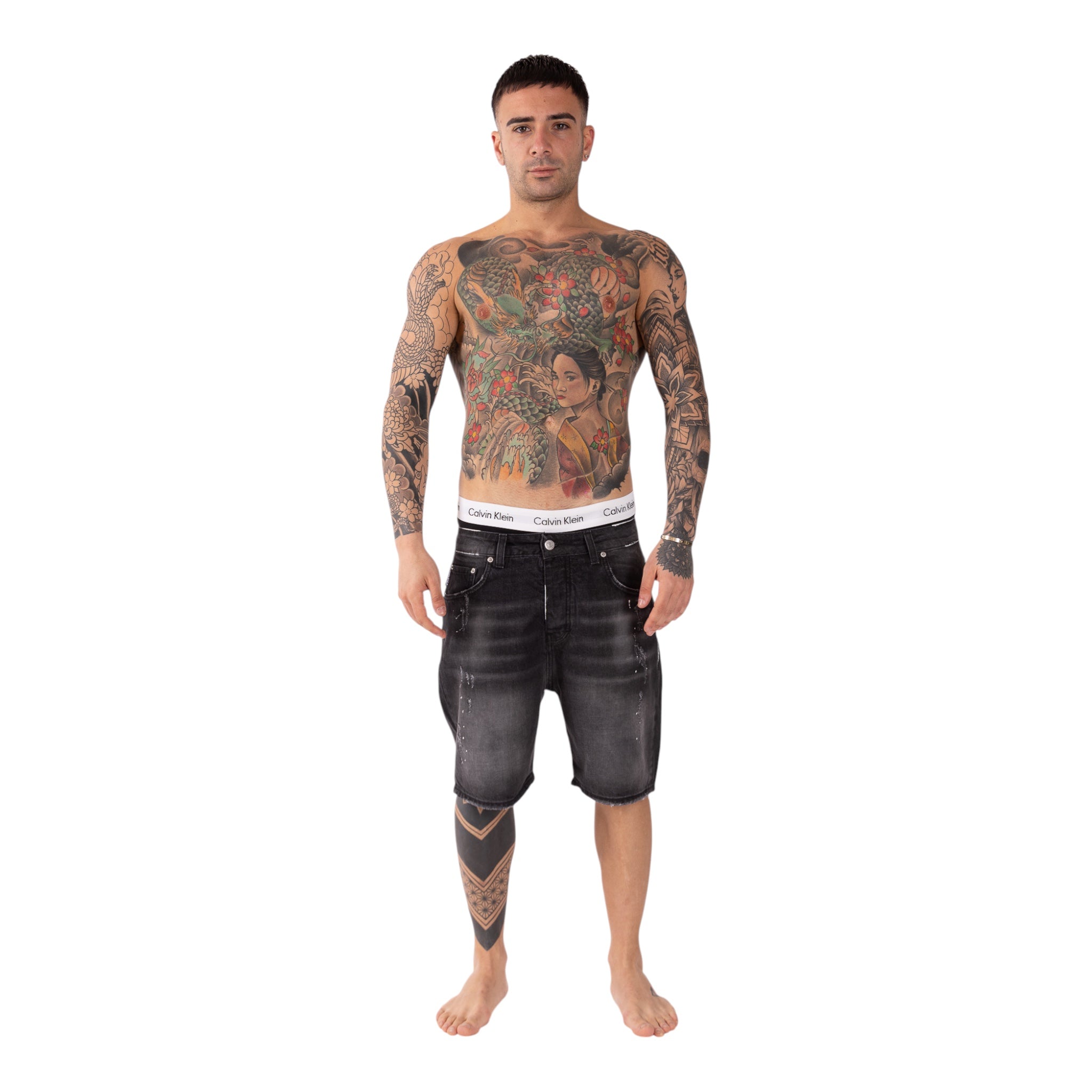Short Denim Enzom 096N Blue Soldier