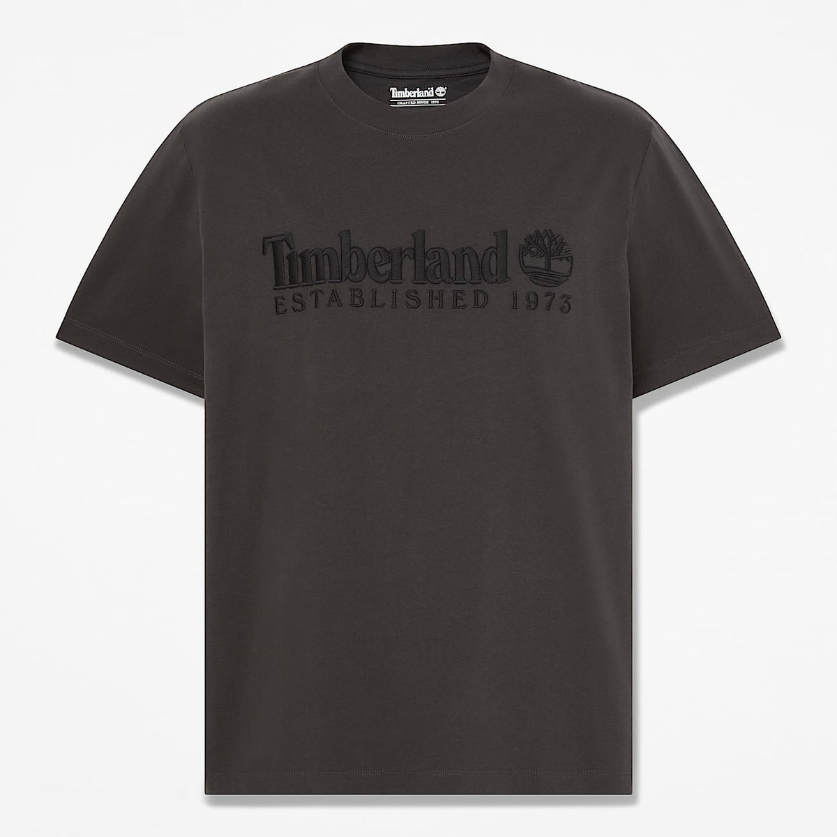 T-Shirt Uomo Nera Established 1973 Embroidered TBC0YHBRCN1