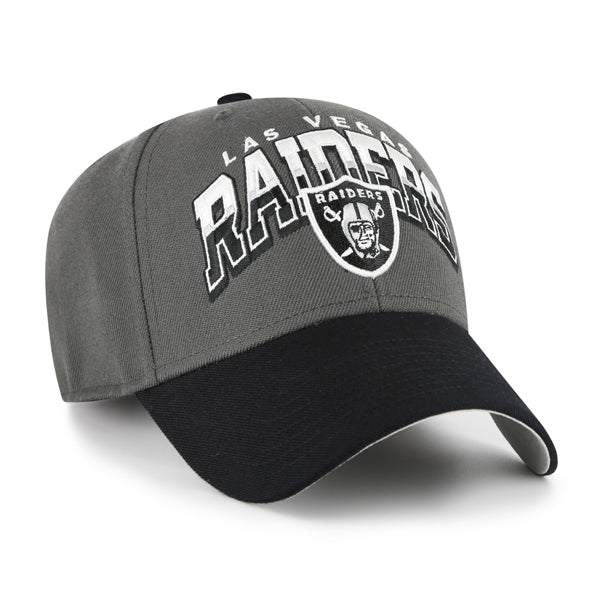 Cappello con Visiera ’47 Brand Las Vegas Raiders MVP Split Block Grigio Antracite F-SBLOK23WBV-CC