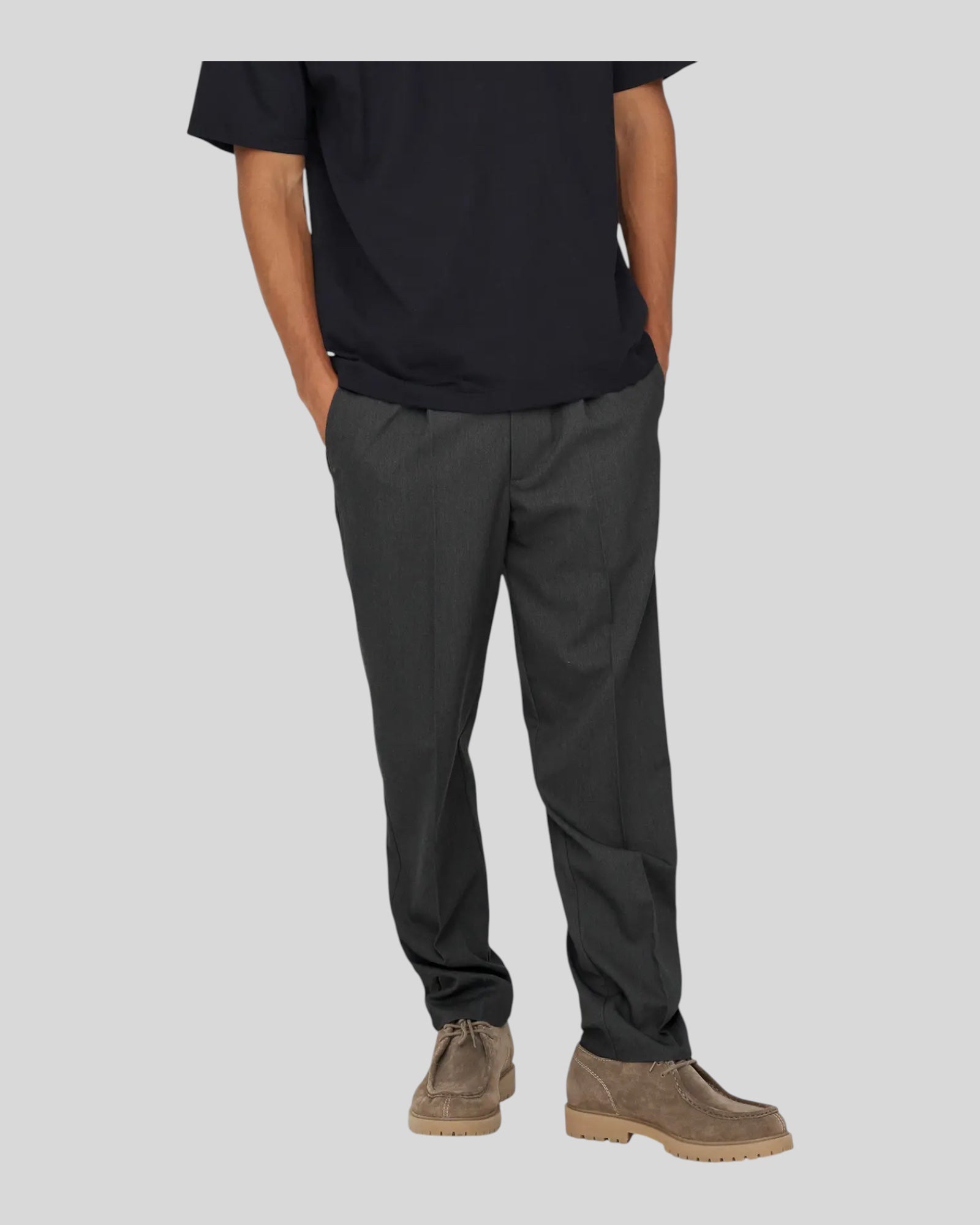 Pantaloni Tailored Onsmiro Tapered Grigio Medio 22035160 Only & Sons