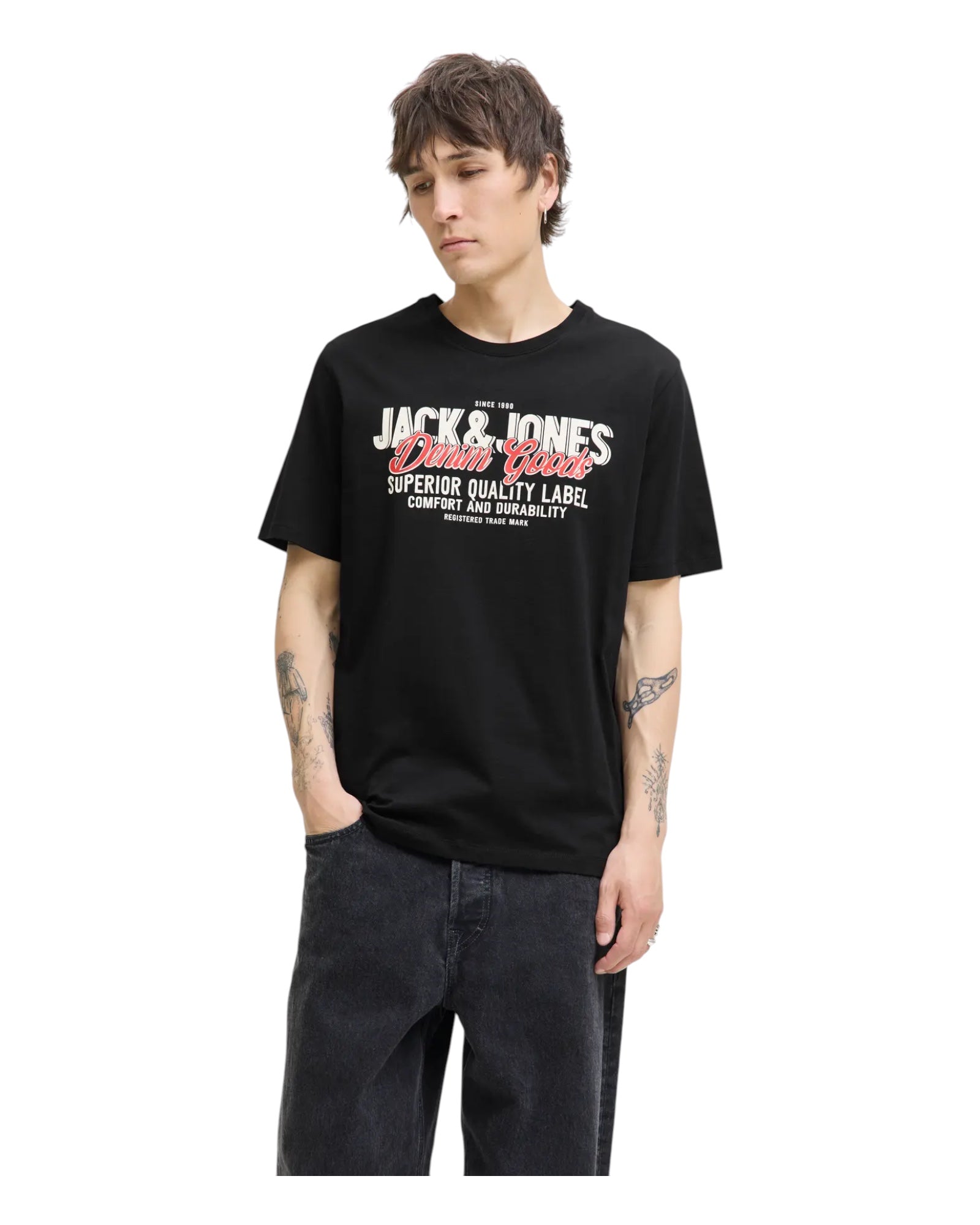 T-Shirt Jjelogo Tee Bianca 12279535 Jack & Jones