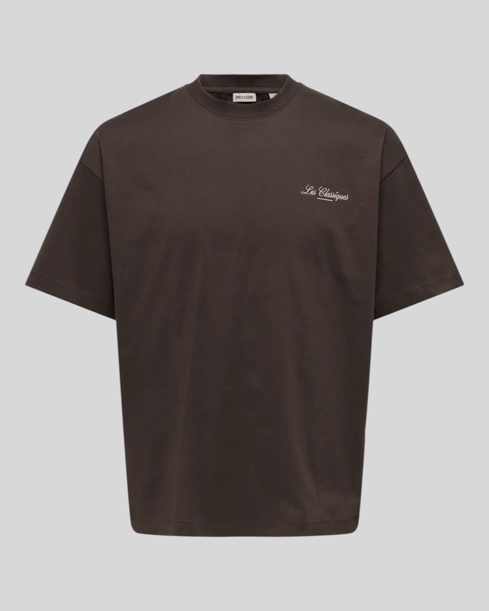 T-Shirt Loose Fit Ons Les Classiques Coffee Bean 22033308 Only & Sons