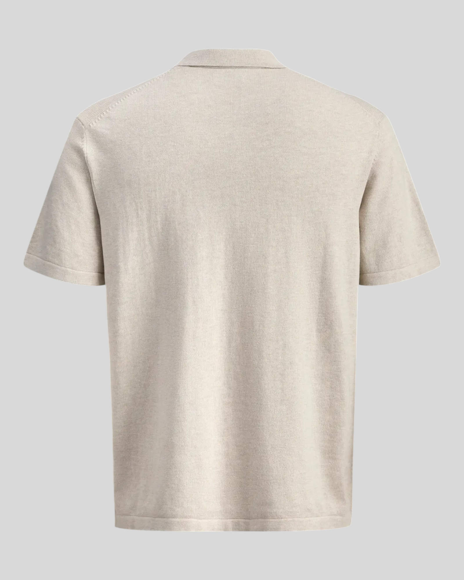 Polo In Maglia Con Zip Jjemil Knit Otamel Melange 12288260 Jack & Jones
