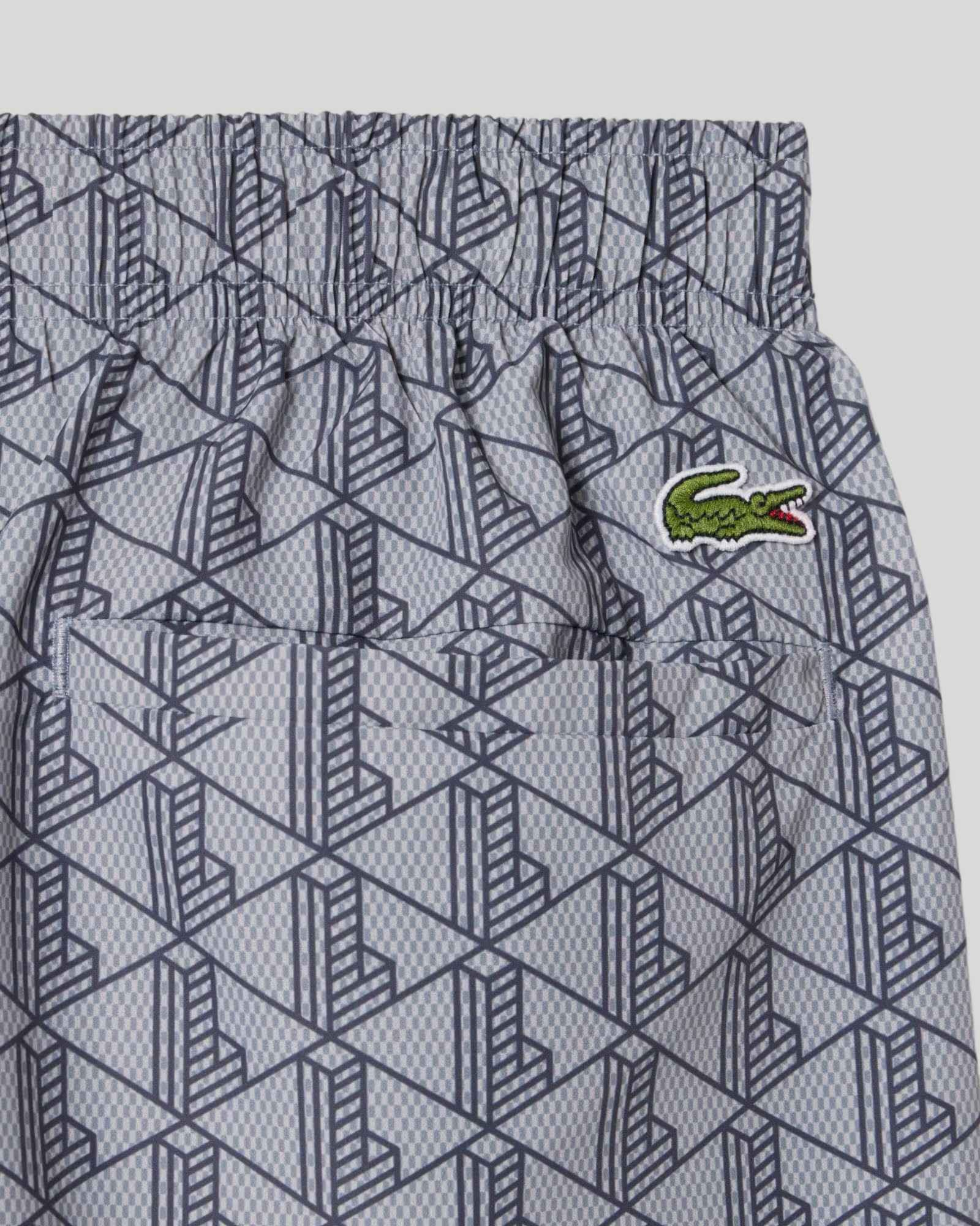 Costume Da Bagno Monogramma Grigio MH9086-00-YIN Lacoste