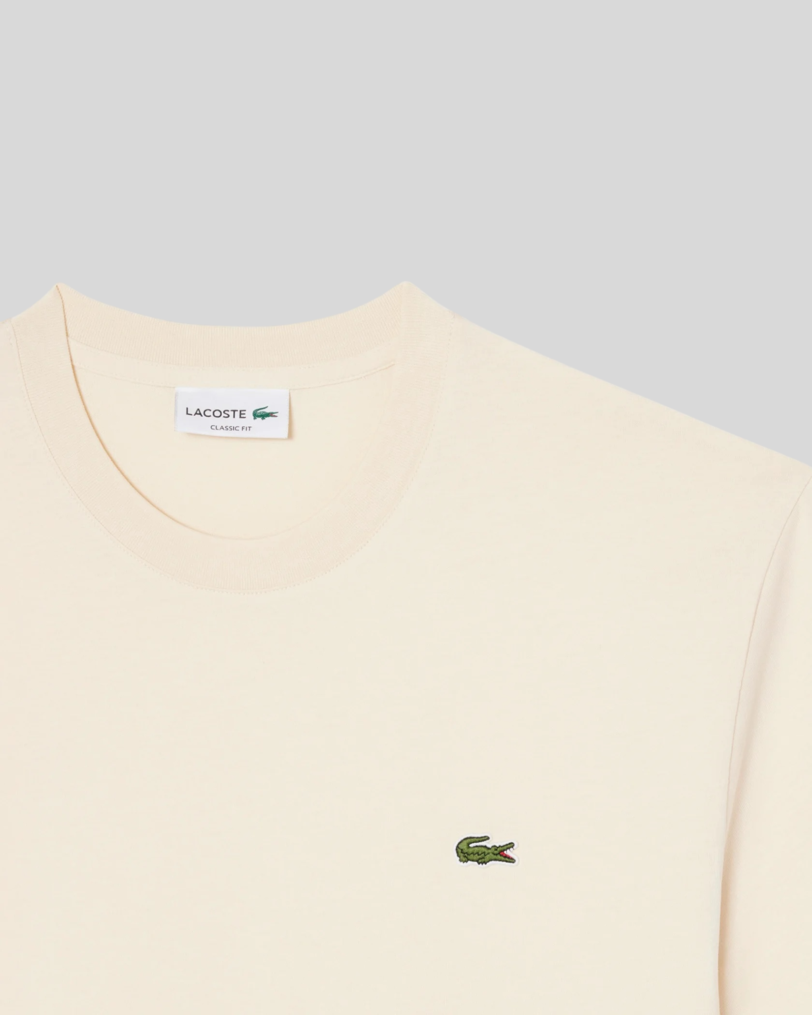 T-Shirt Classic Fit Beige TH7318-00-056 Lacoste
