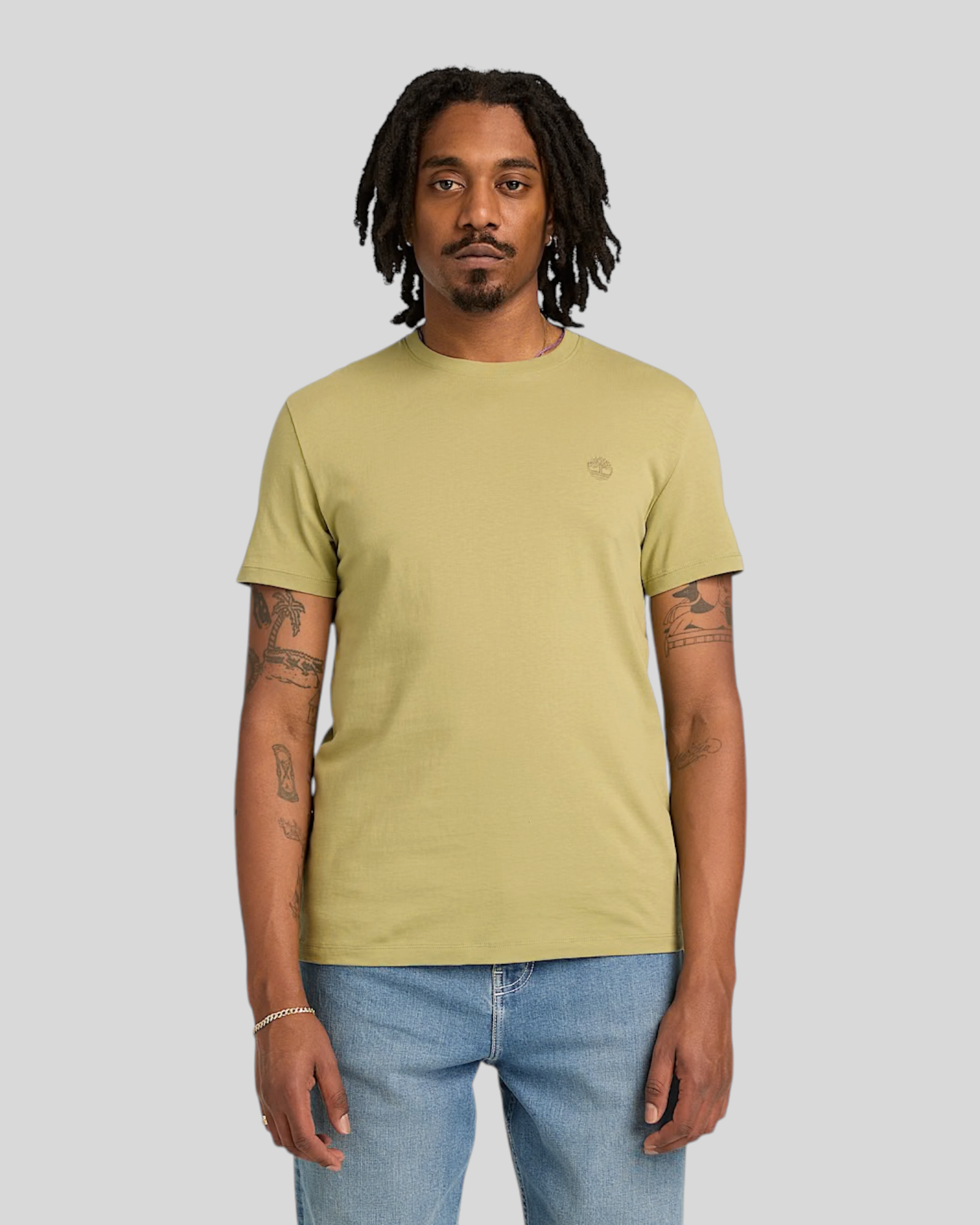 T-Shirt Dunstan River Slim Fit Verde TB0A2BPR BQ0 Timberland