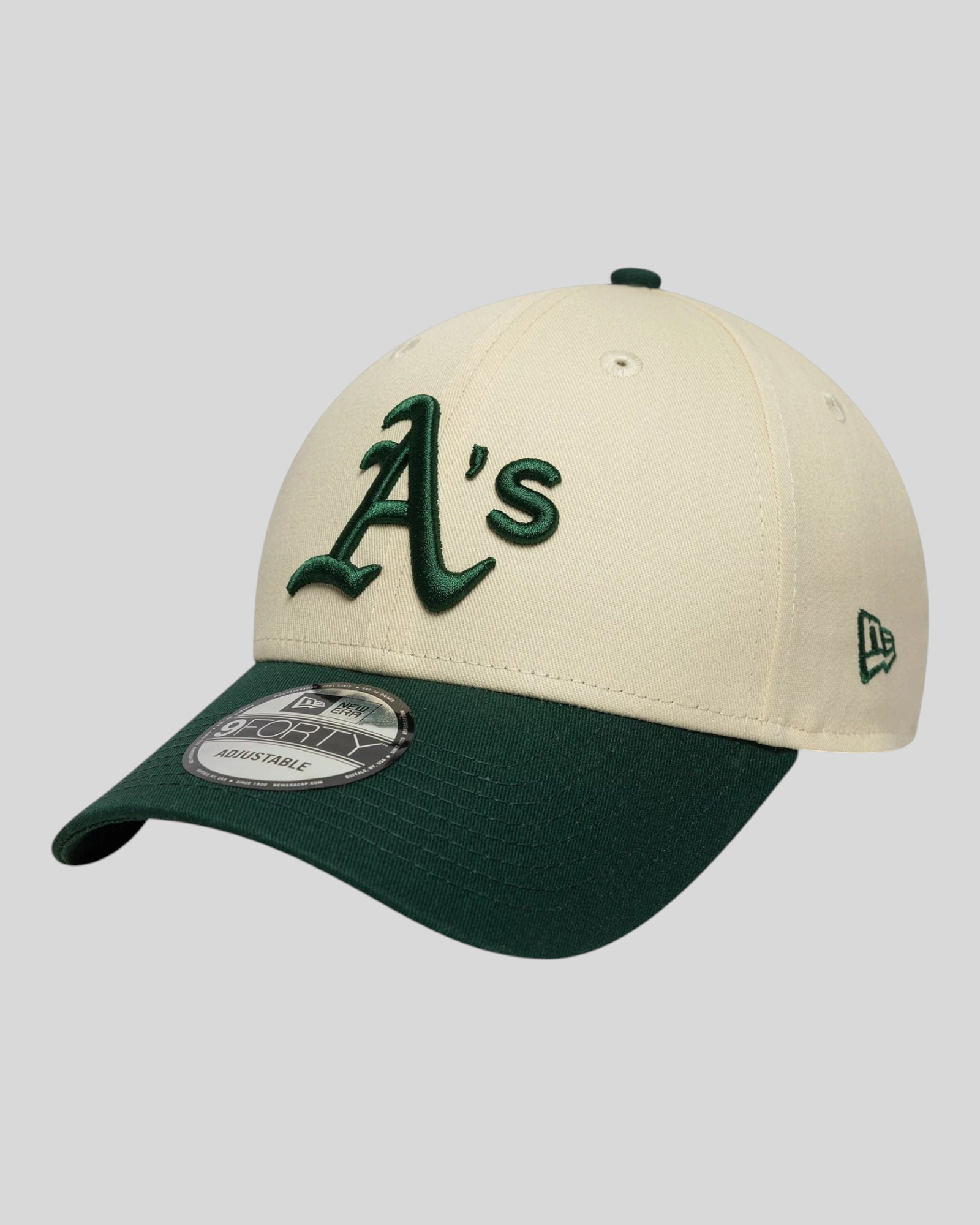 Cappelo Con Visiera Colour Block Oakland Athletics 9Forty Panna/Verde 60595214 New Era