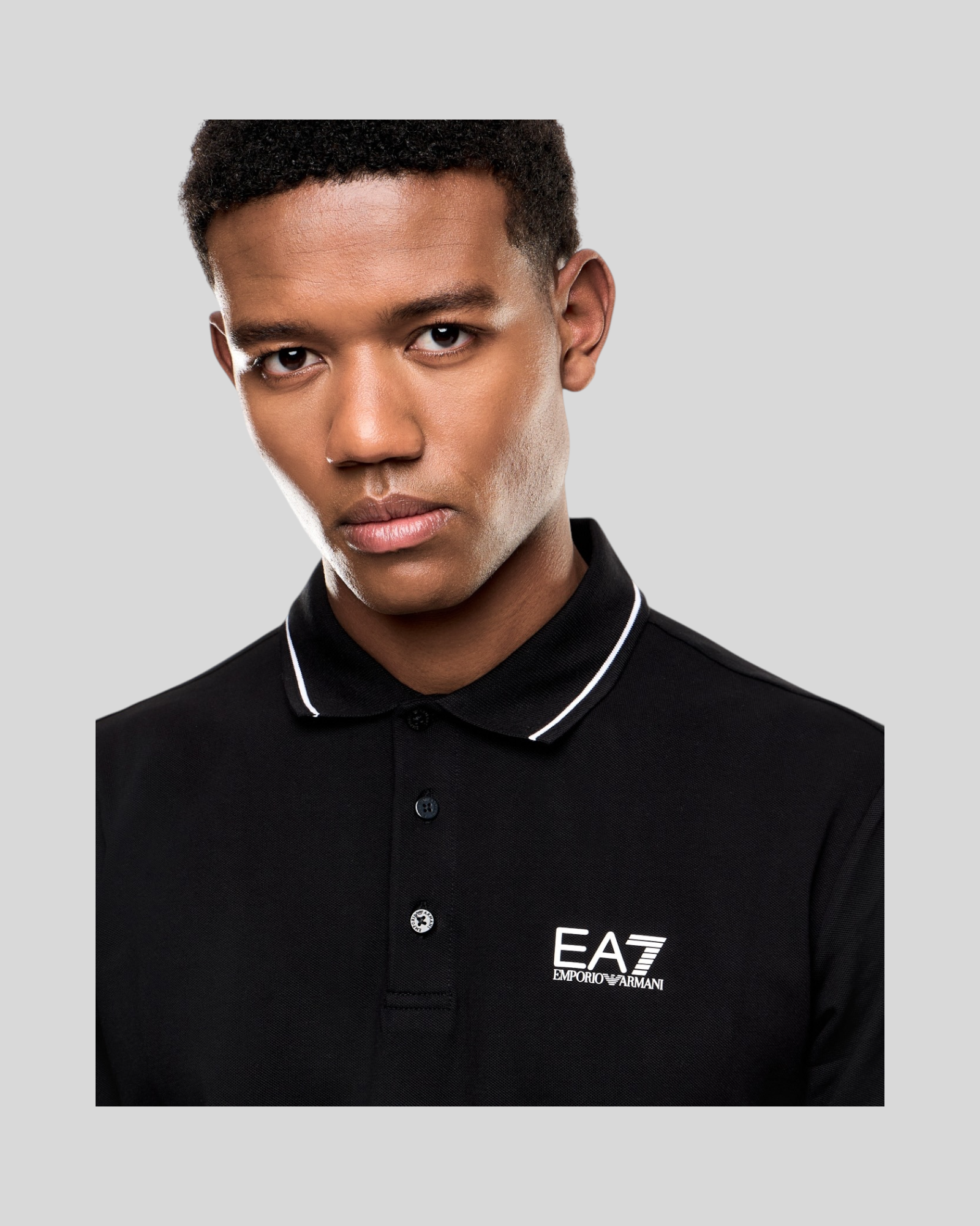 Polo Identity Core Stretch Nero 8NPF16PJVUZ120 EA7 Emporio Armani