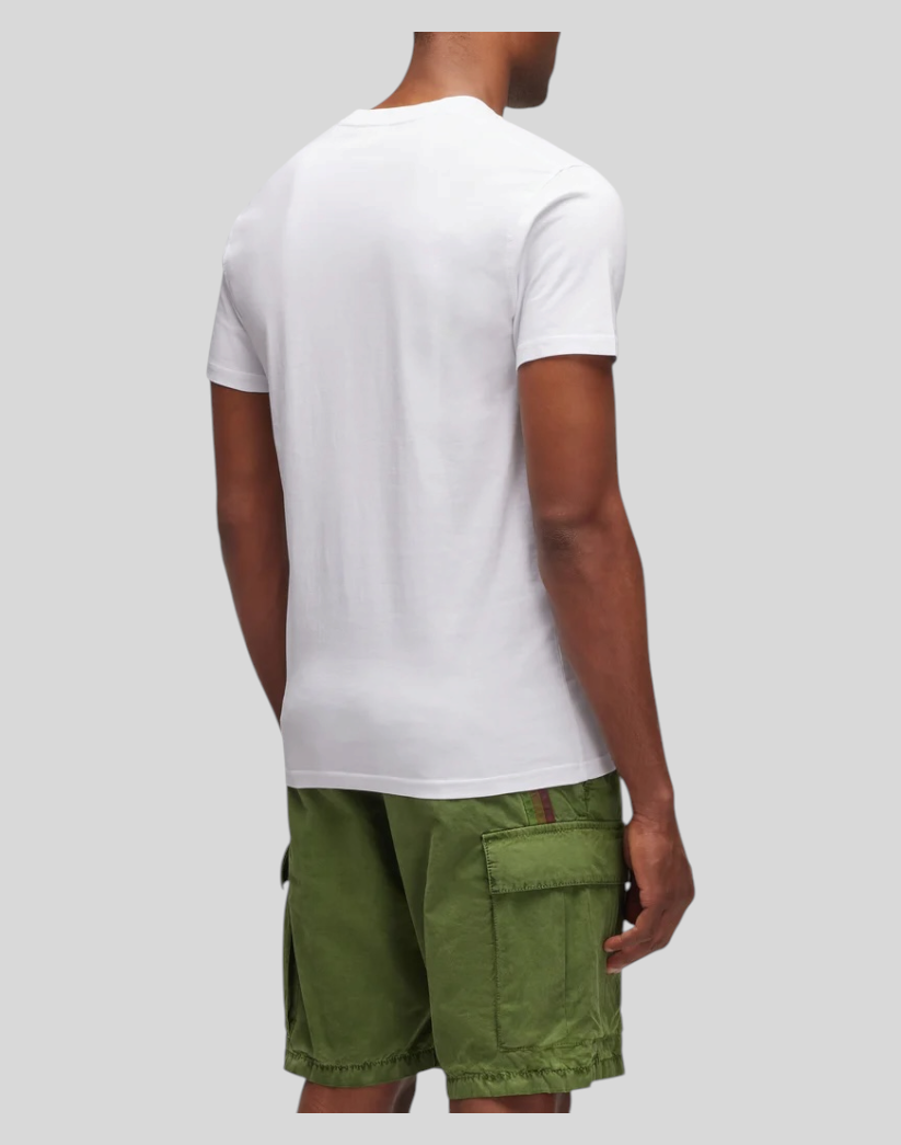 T-Shirt Con Logo Bianca M129TEJ8OT 00600 Sundek