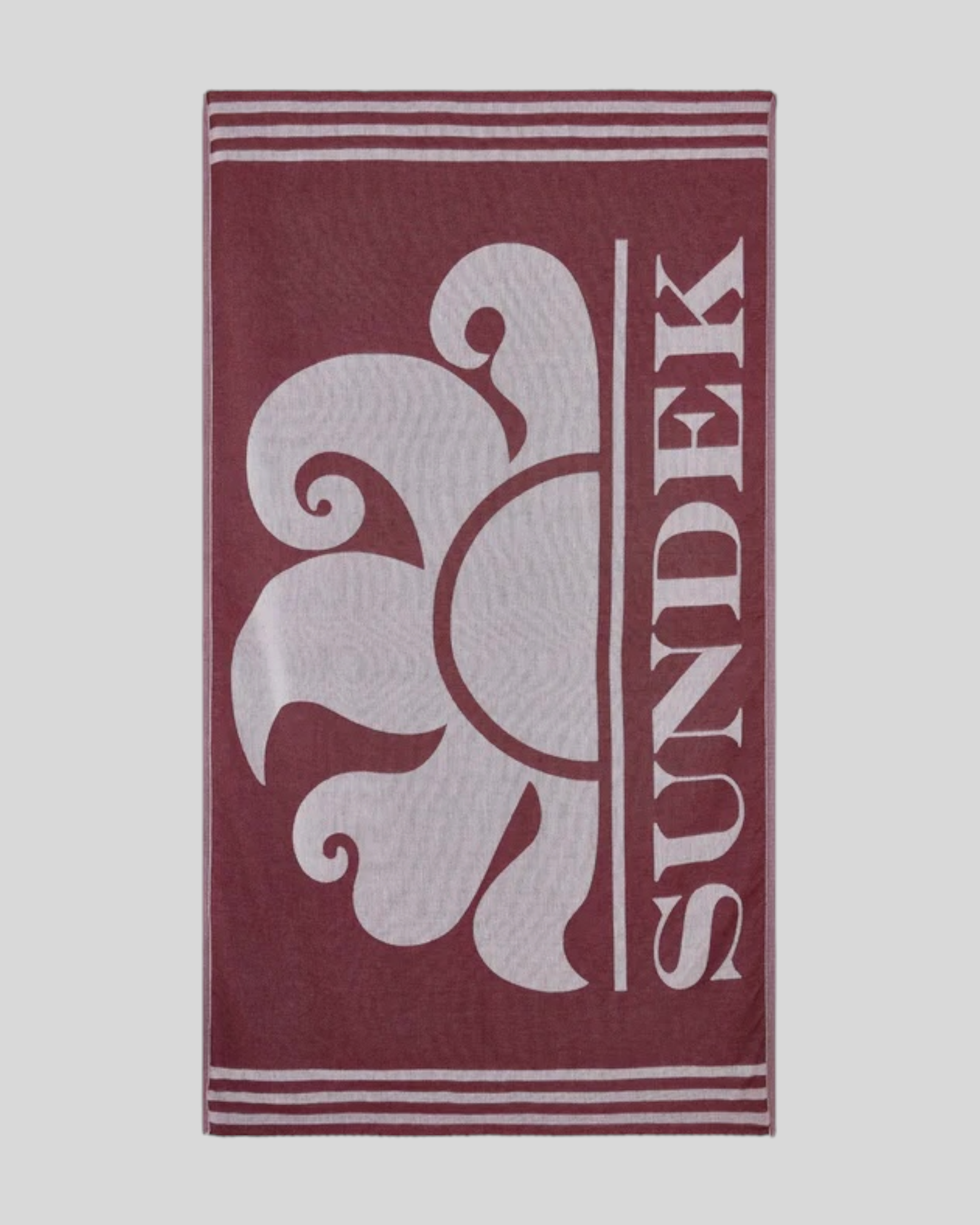 Telo Mare Fouta Jacquard Con Logo AM401ATC1000 A9000 Sundek