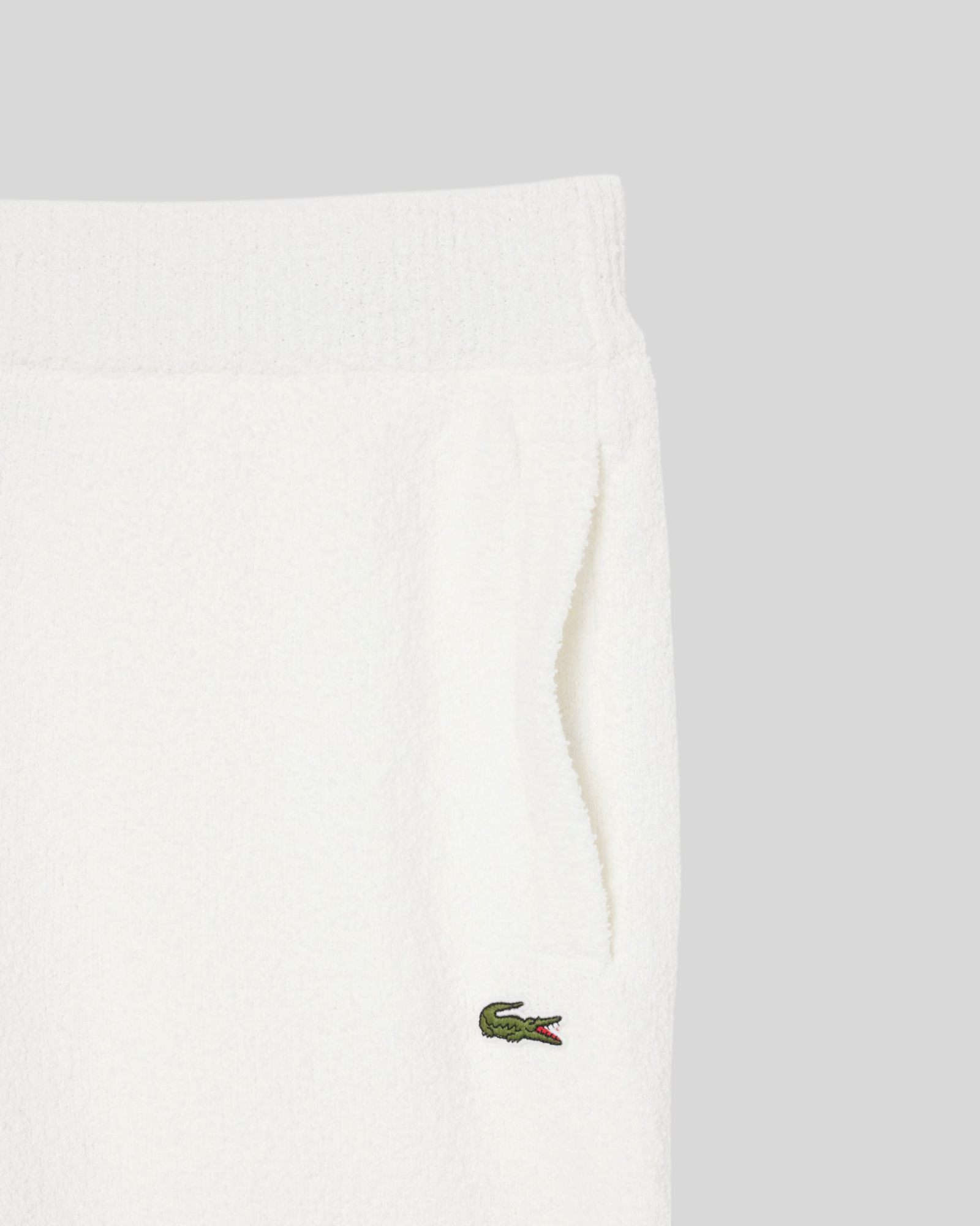 Completo In Maglia Bouclé Bianco Lacoste